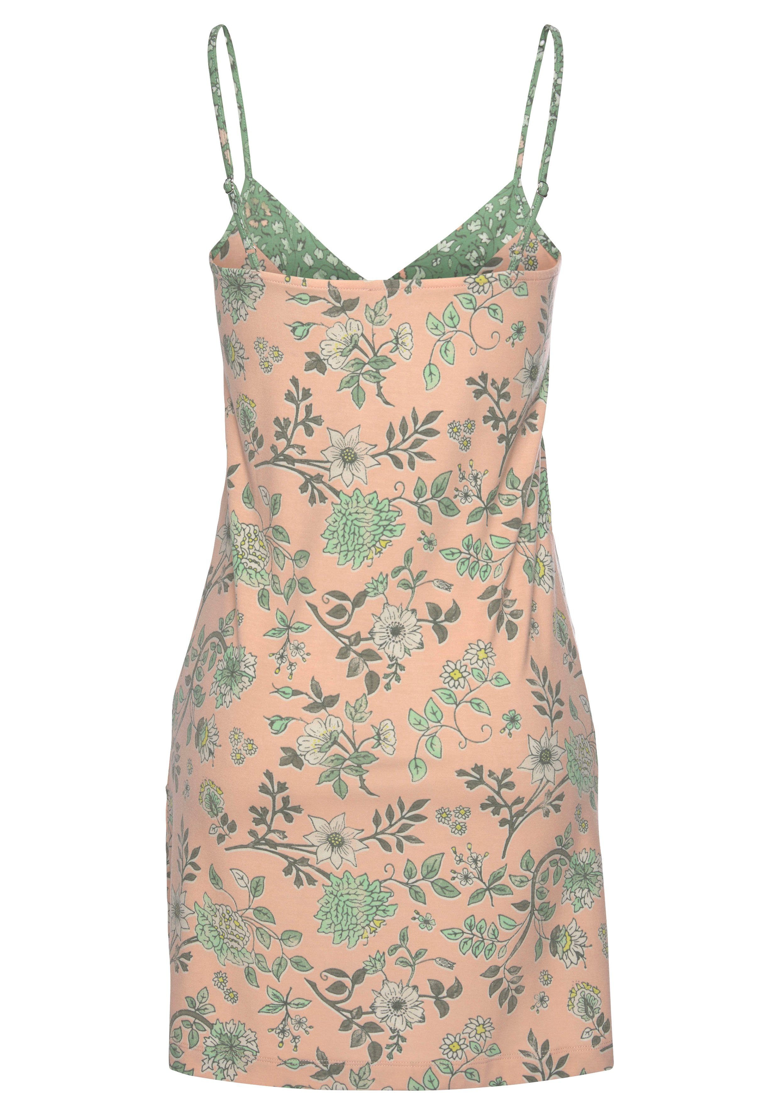 Lascana Negligé in bloemen print all-over