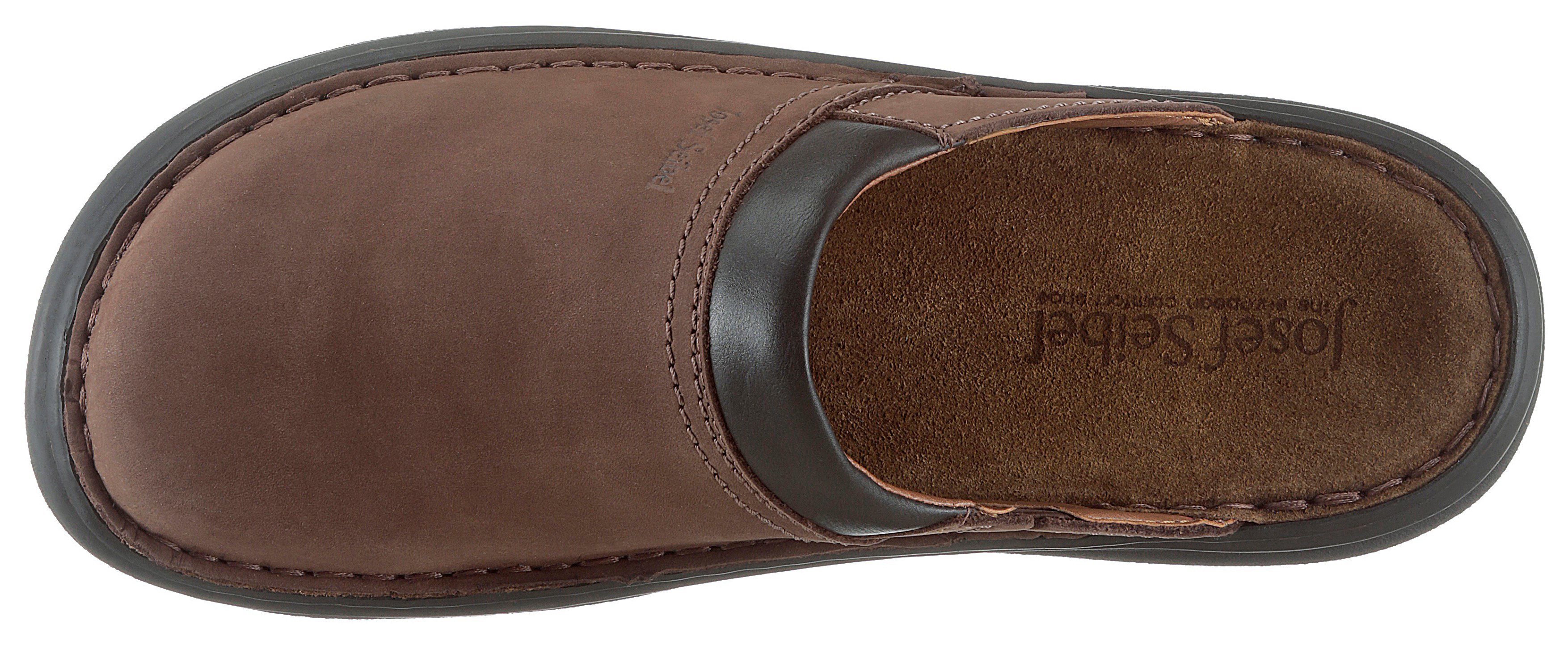 Josef Seibel Clogs MAX zomerschoen, slippers, vakantie, met contraststiksels