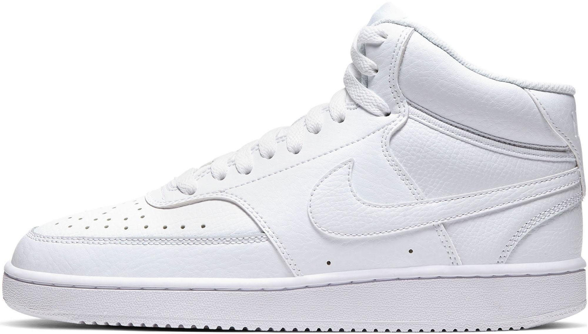 nike sportswear sneakers wmns court vision mid design in de voetsporen van de air force 1 wit