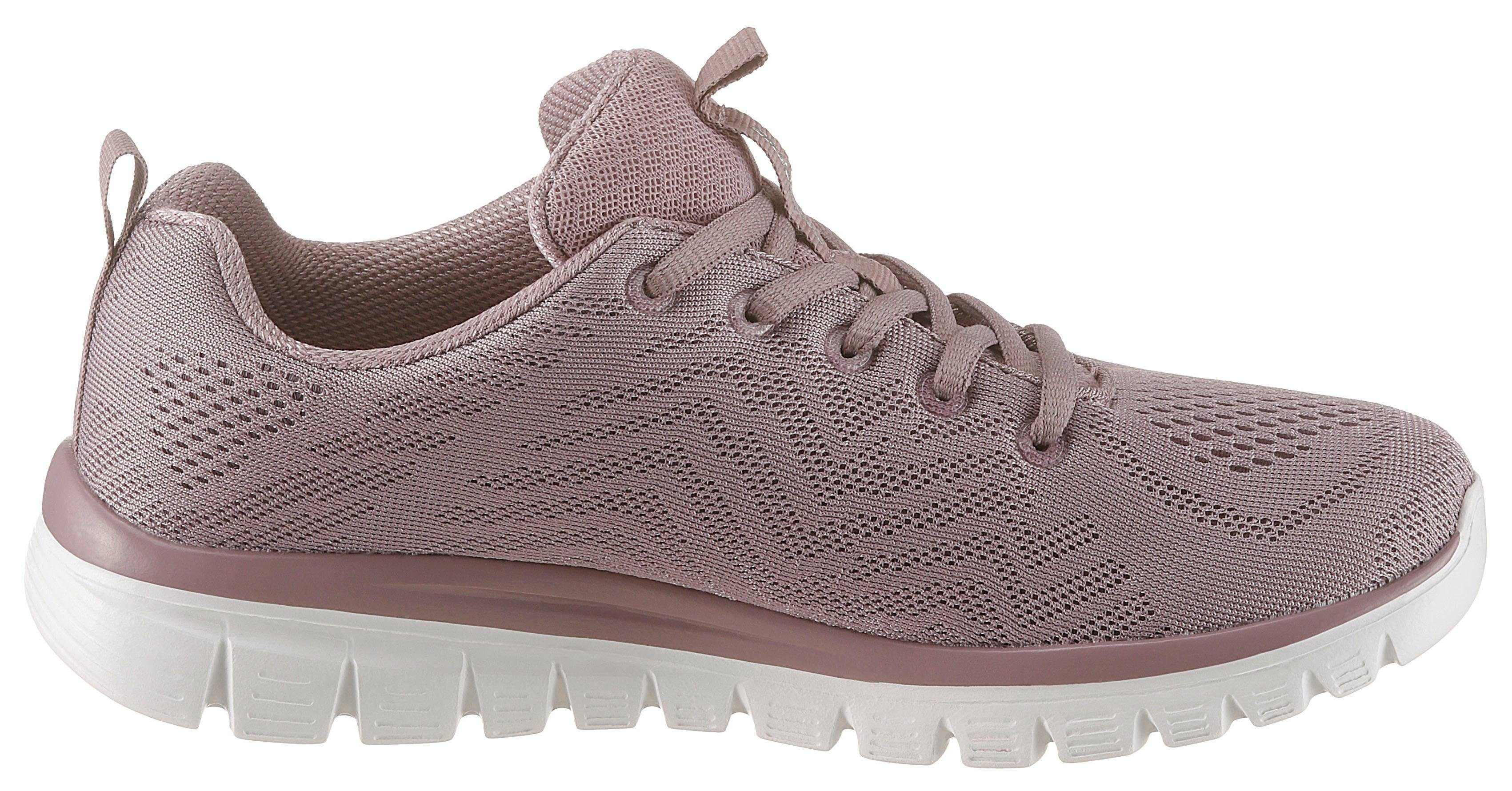 Skechers Sneakers Graceful - Get Connected Vrijetijdsschoen, lage schoen, veterschoen met memory foam