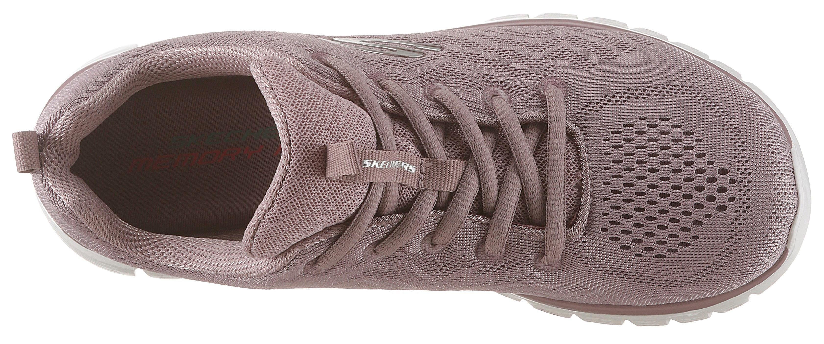 Skechers Sneakers Graceful - Get Connected Vrijetijdsschoen, lage schoen, veterschoen met memory foam