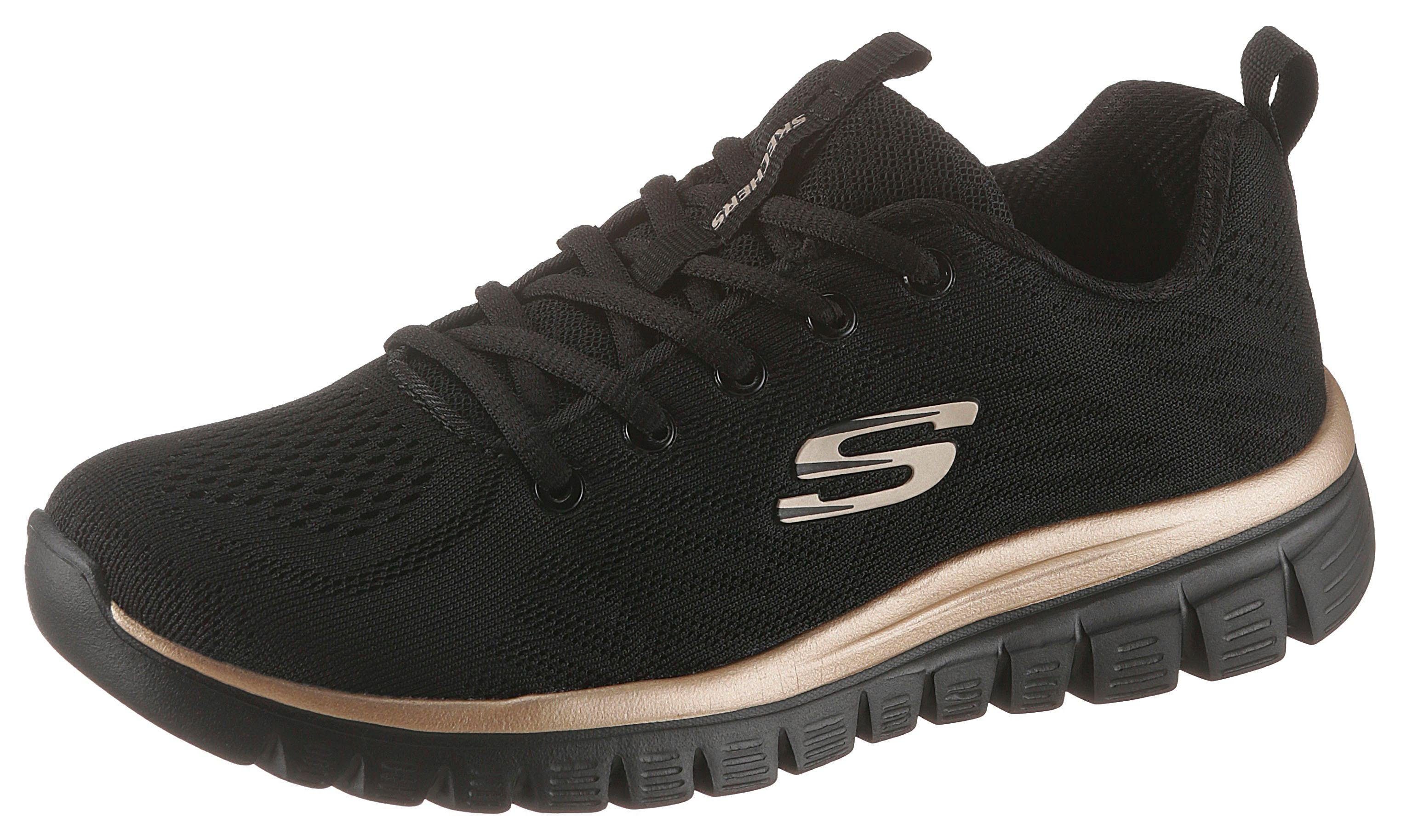 Skechers Sneakers Graceful - Get Connected Vrijetijdsschoen, lage schoen, veterschoen met memory foam