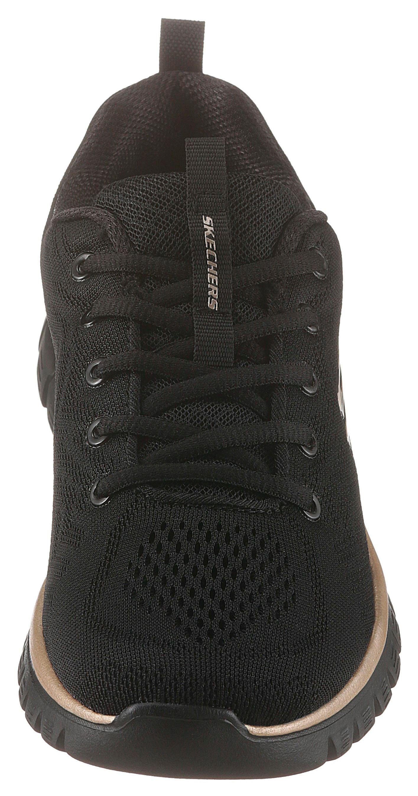 Skechers Sneakers Graceful - Get Connected Vrijetijdsschoen, lage schoen, veterschoen met memory foam
