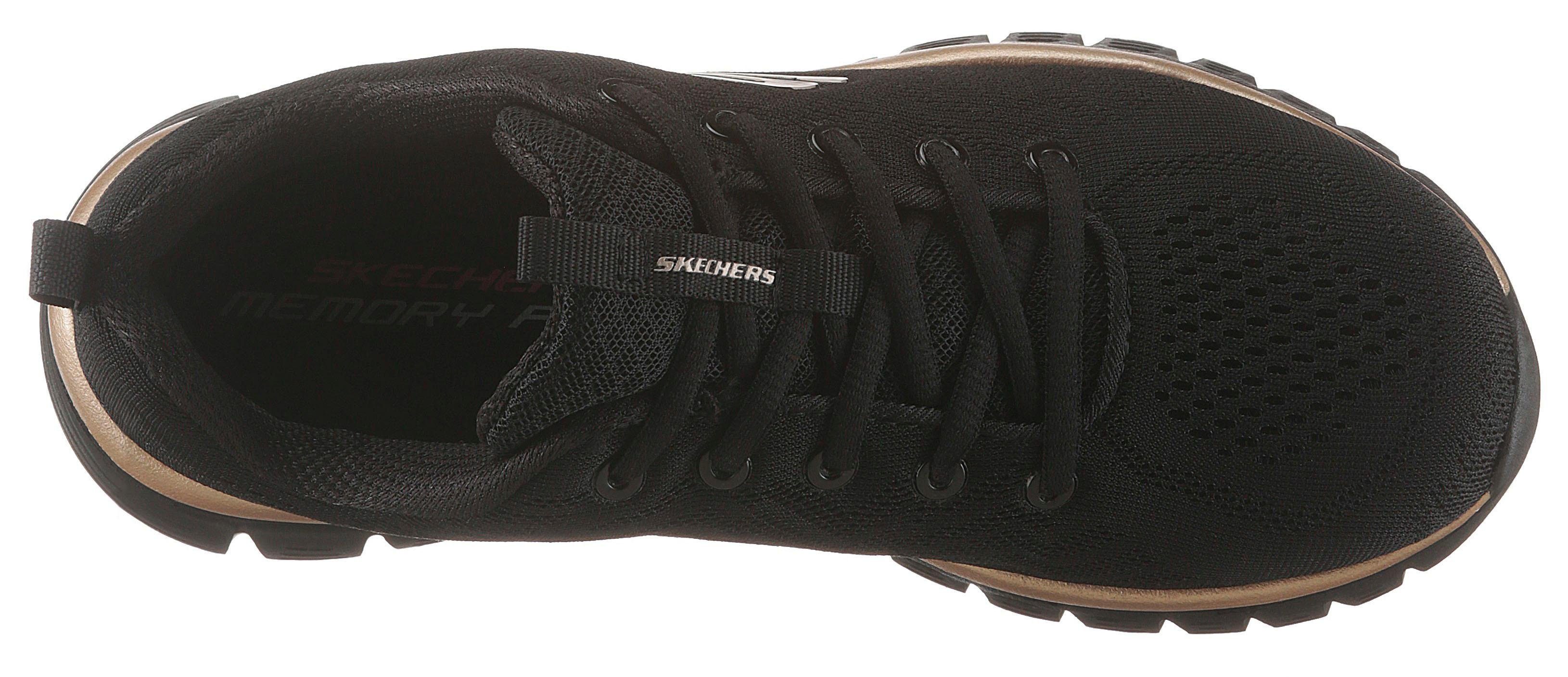 Skechers Sneakers Graceful - Get Connected Vrijetijdsschoen, lage schoen, veterschoen met memory foam