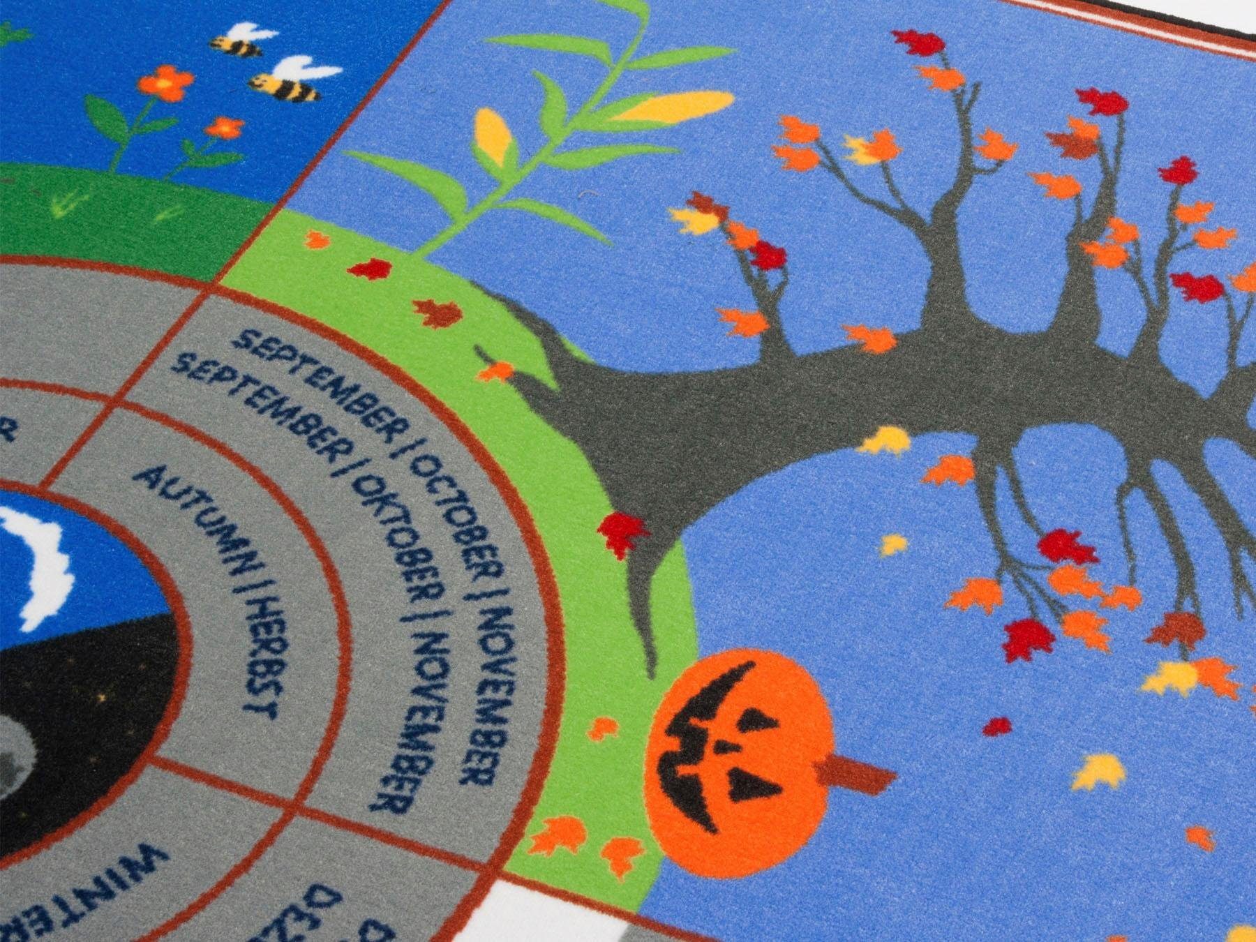 Primaflor-Ideen in Textil Kindervloerkleed KLEIN 1x 1 Educatief speelkleed, 1x1 leren, kinderkamer