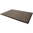 primaflor-ideen in textil mat flexi inloopmat, geschikt voor binnen en buiten, wasbaar grijs