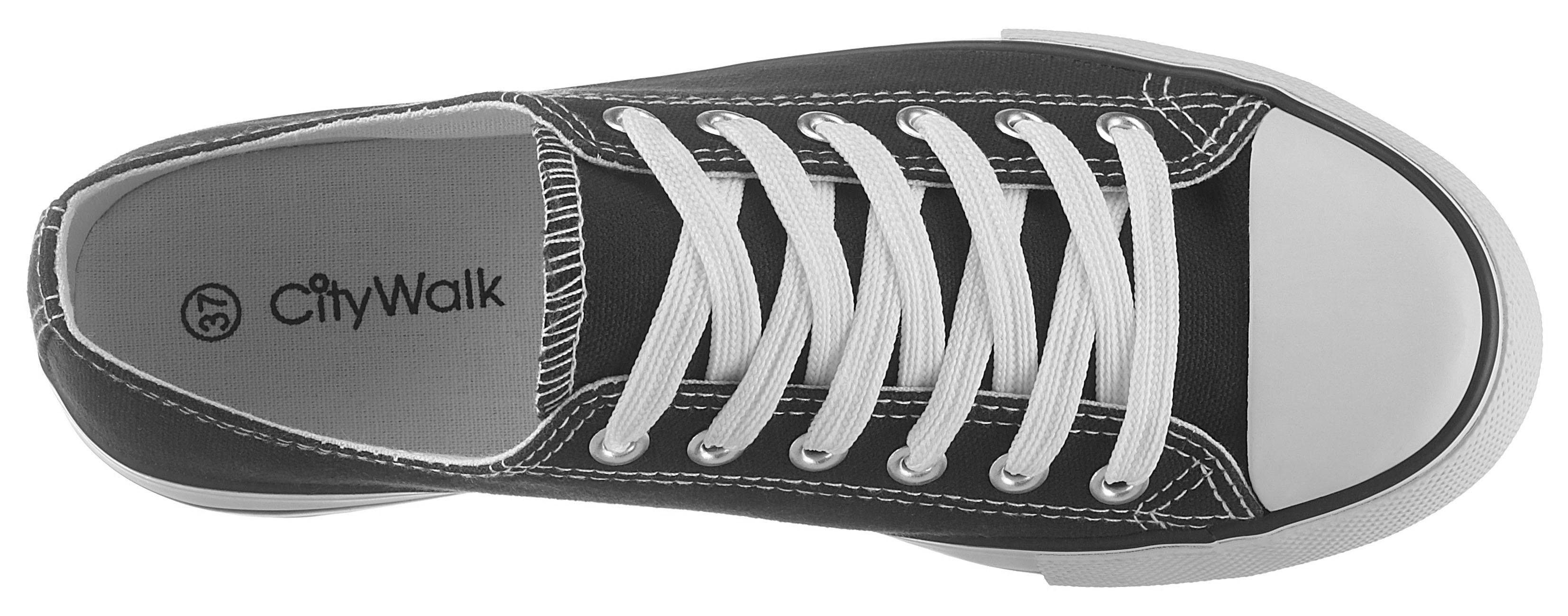 CITY WALK Sneakers in basic-look, vrijetijdsschoen, lage schoen, veterschoen