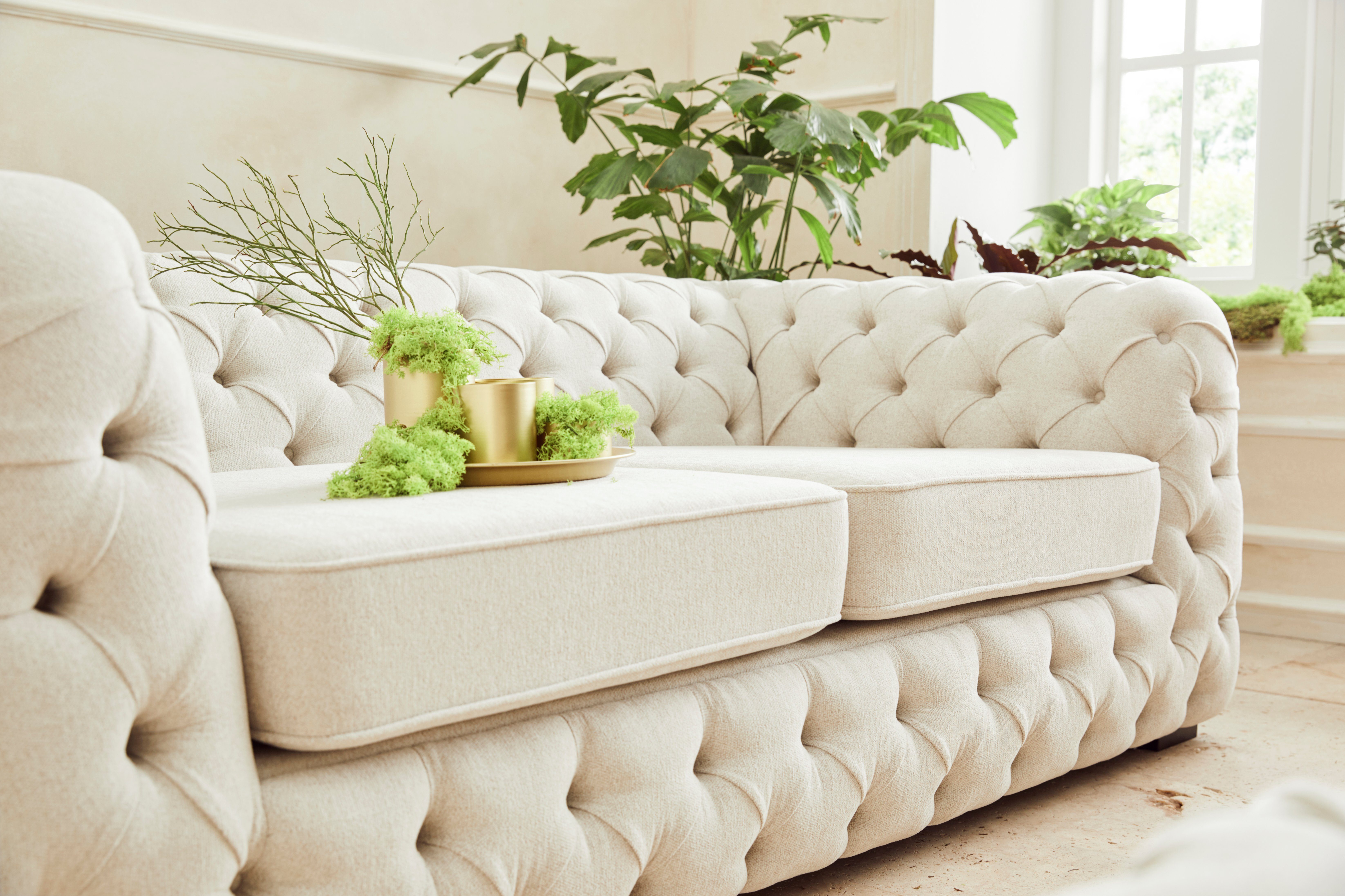 Guido Maria Kretschmer Home&Living Chesterfield-bank Kalina met klassieke chesterfield-capitonnage