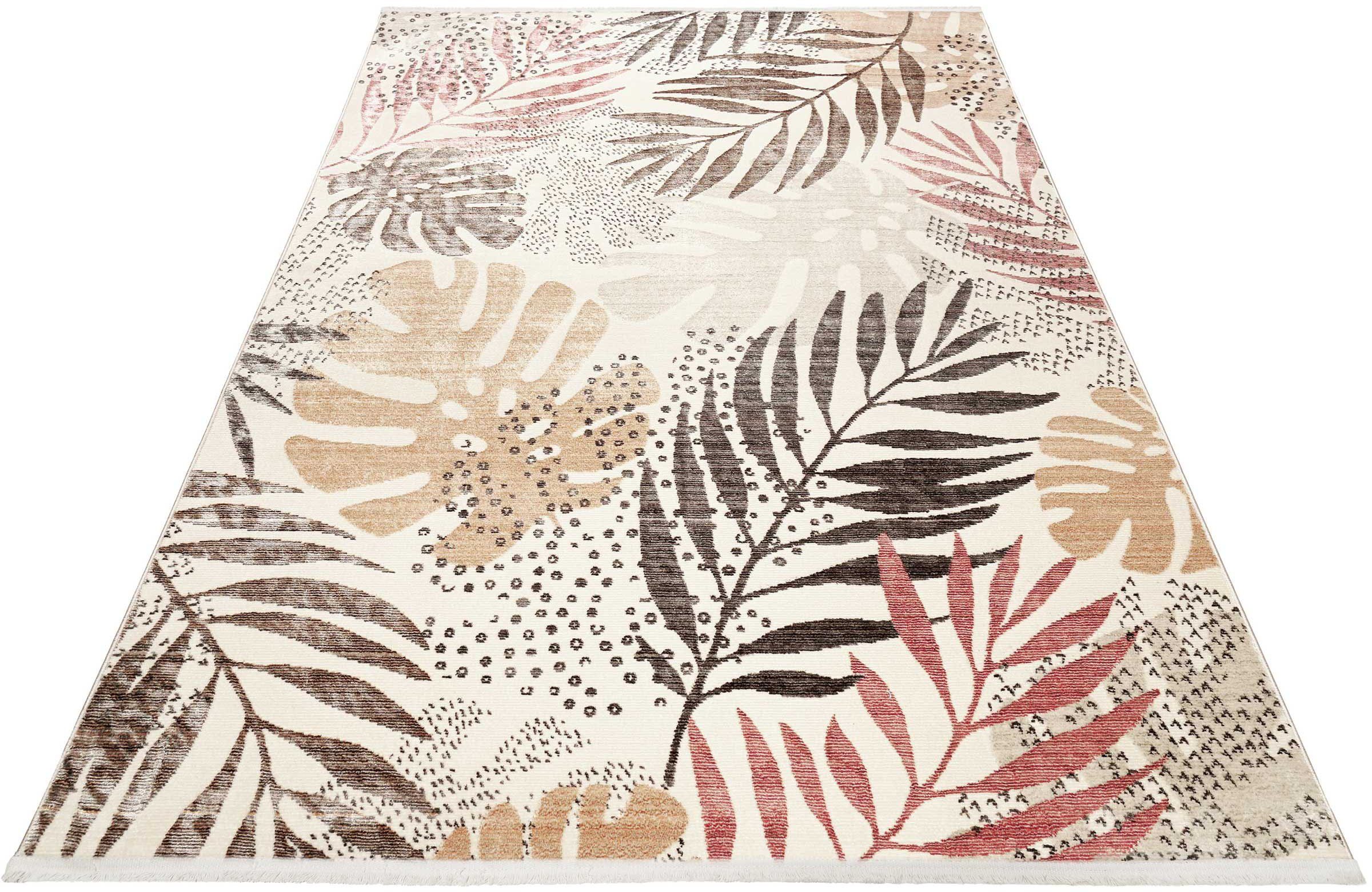 Esprit Vloerkleed Florence - Florence ESP-21077 Modern designer vloerkleed met franje, jungle, woonkamer