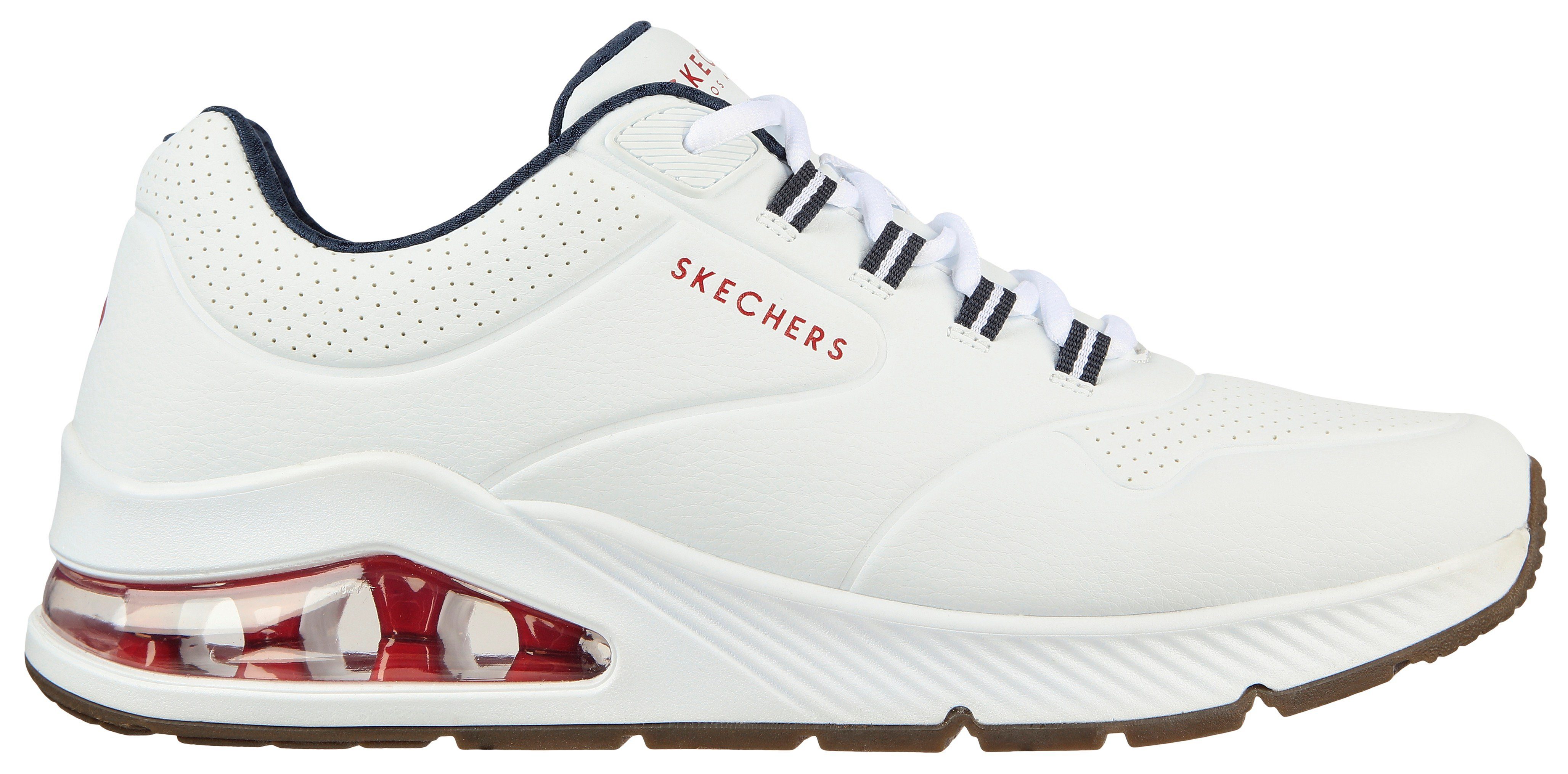 Skechers Sneakers UNO 2 in monochrome look, vrijetijdsschoen, lage schoen, veterschoen