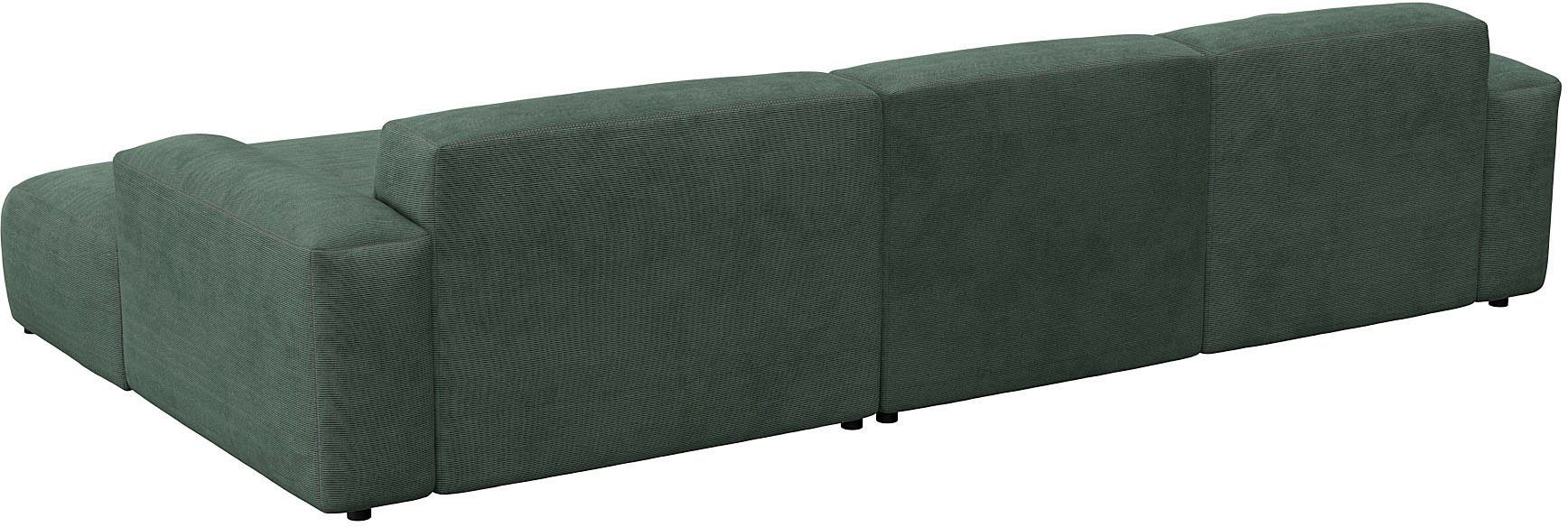 FLEXLUX Hoekbank Lucera comfortabel en comfortabel door hoogwaardige zitconstructie, L-vorm
