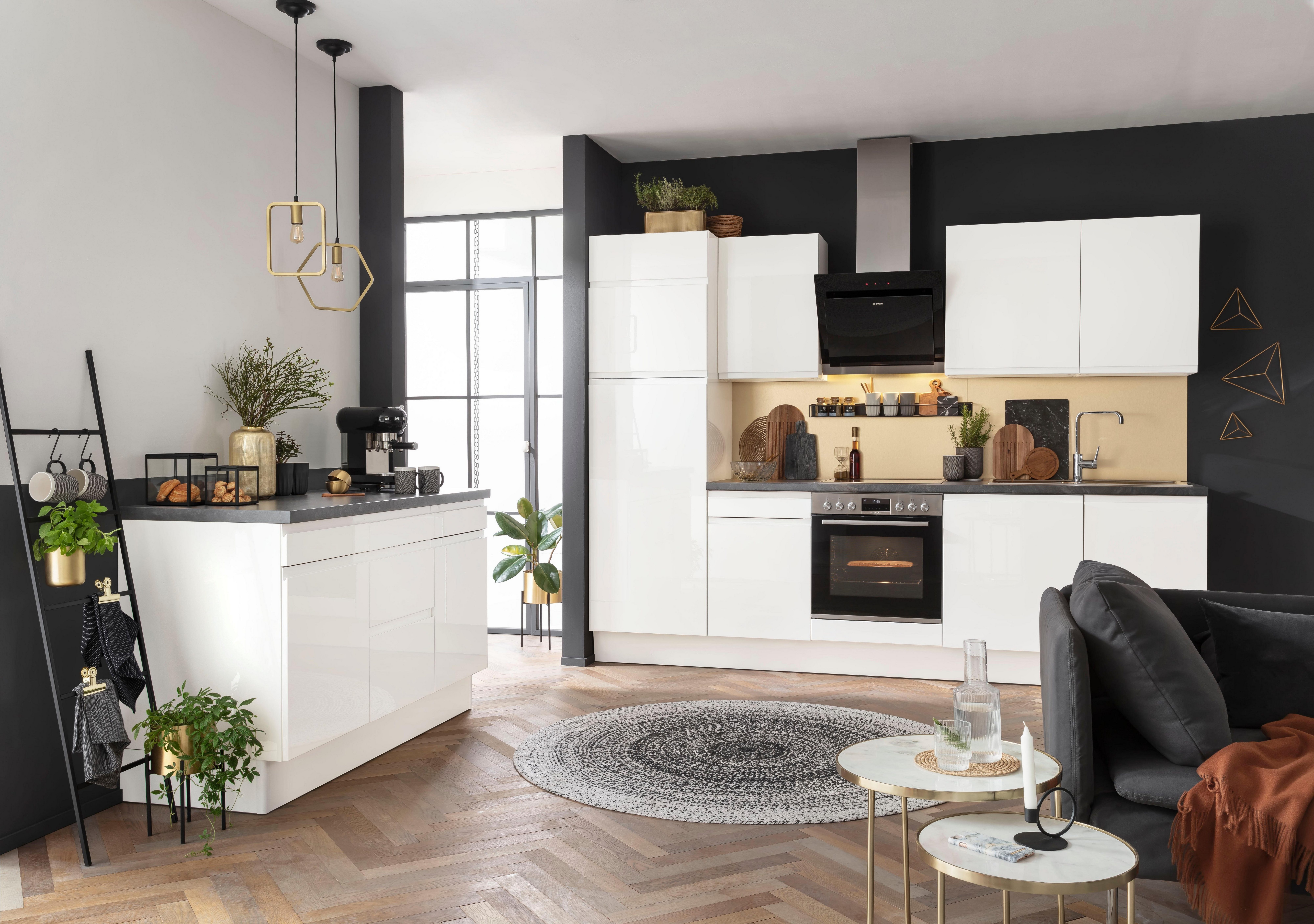 OPTIFIT Onderkast Avio Hoogglansfronten en in hoogte verstelbare poten, breedte 150 cm
