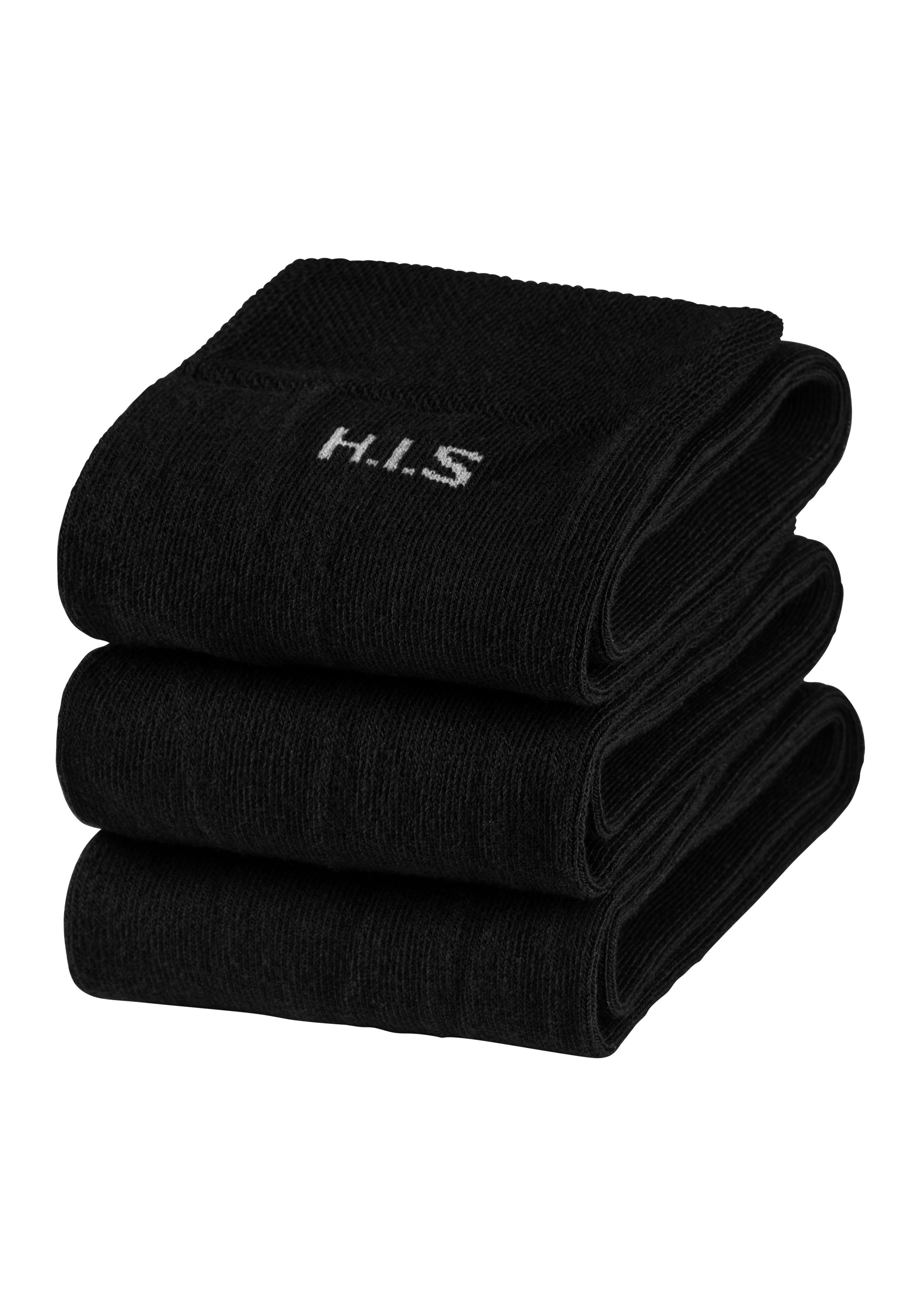 H.I.S Kniekousen met knelvrije boord (set, 3 paar)