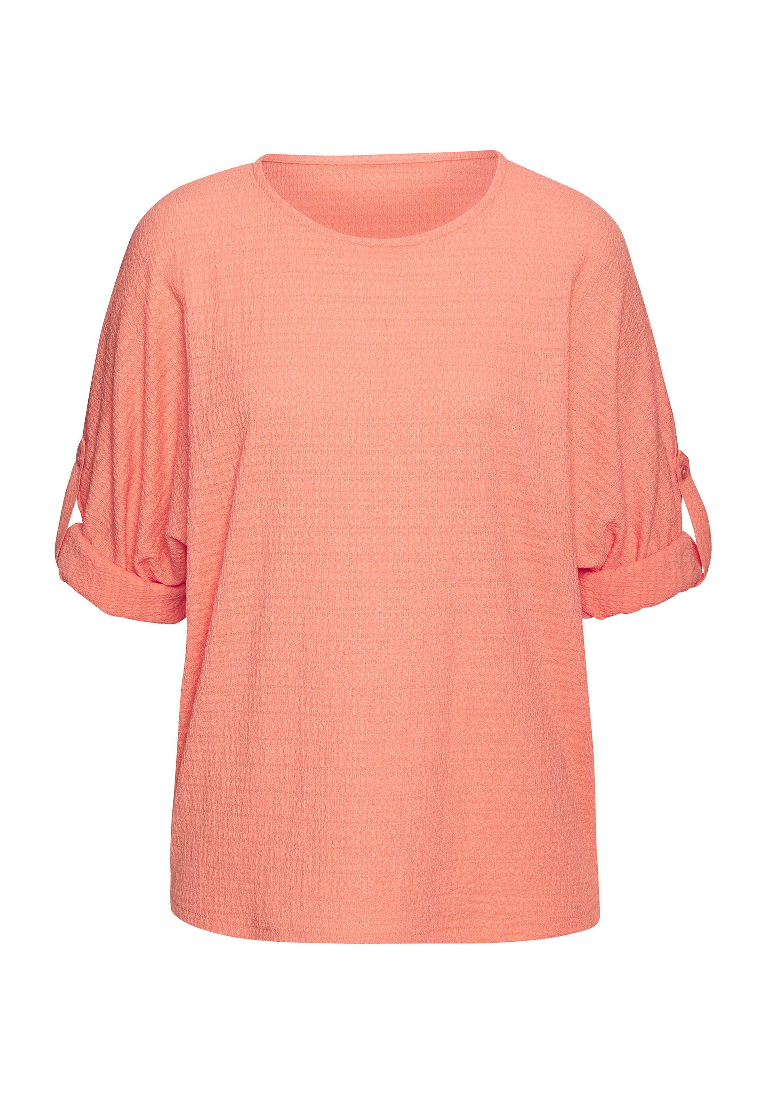 Vivance 2-in-1-shirt Om op te rollen van kreukvrije crêpe-kwaliteit