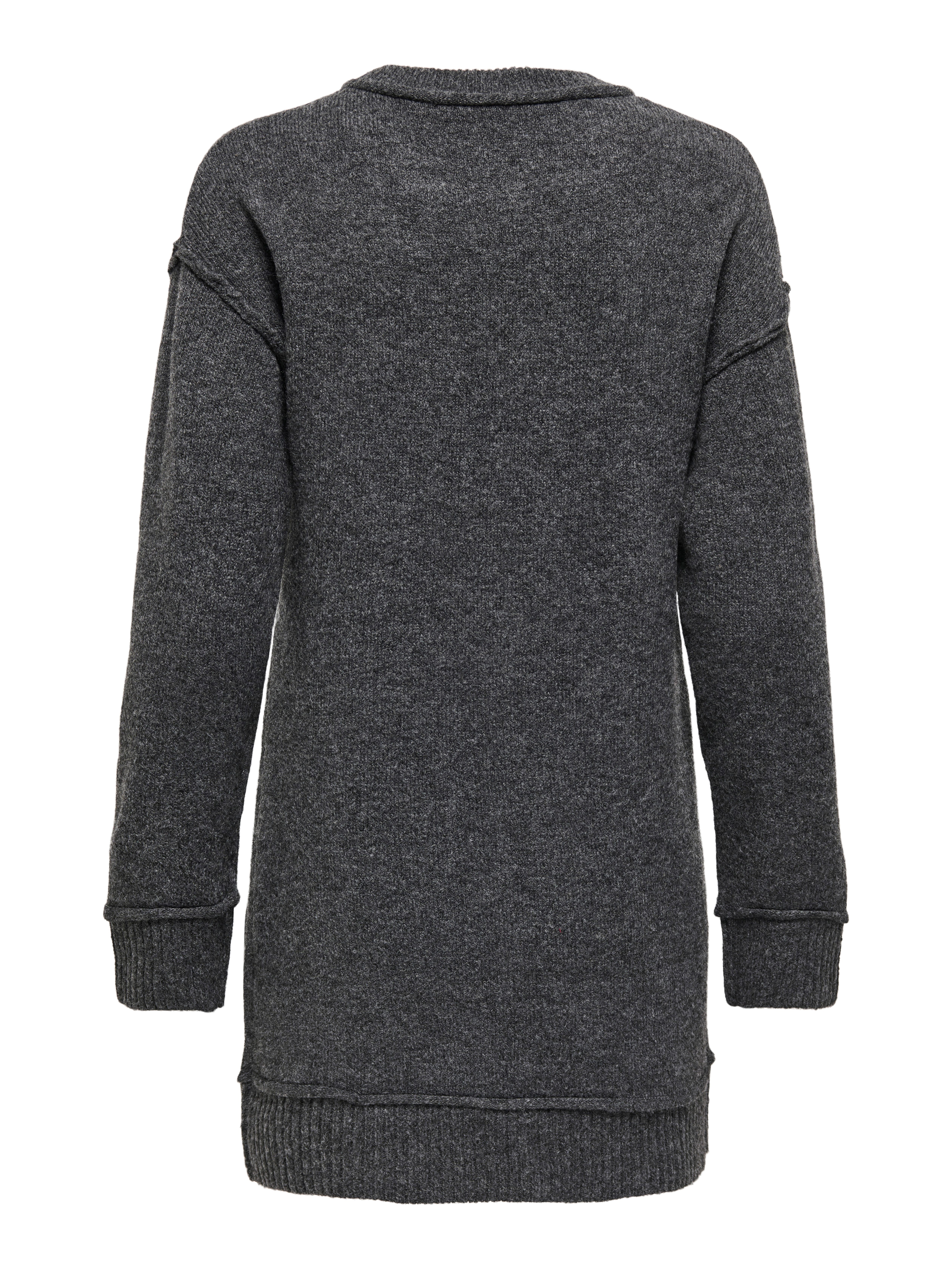 Only Midi-jurk ONLHAZEL LS O-NECK DRESS BF KNT