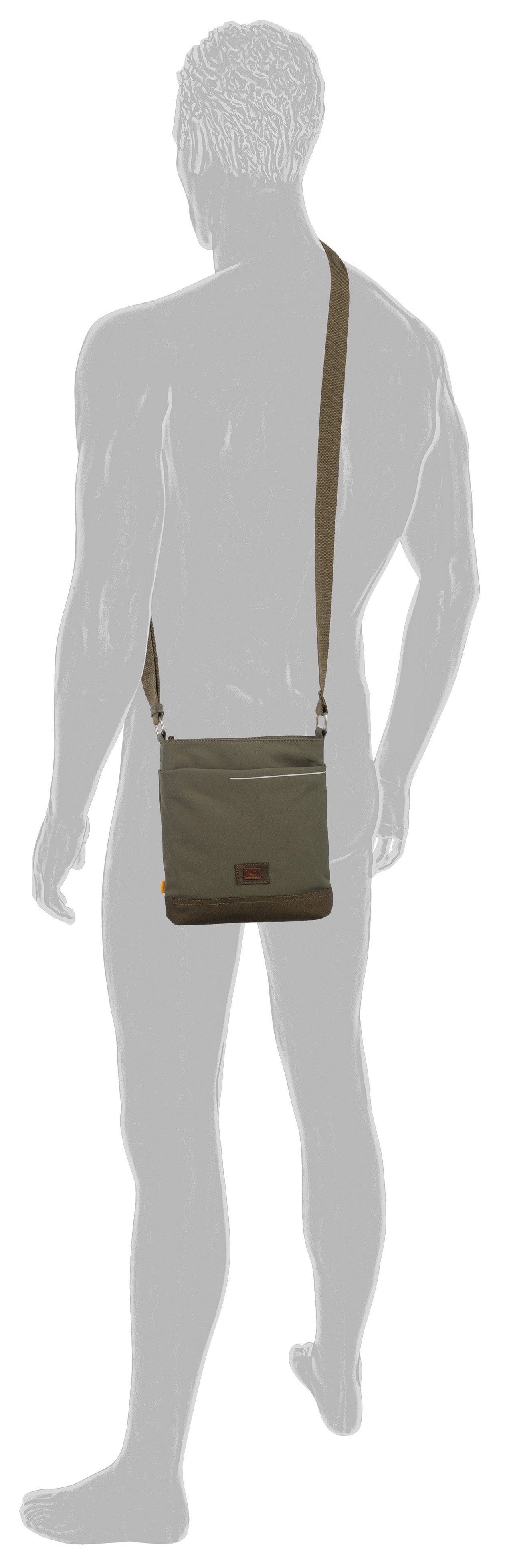 camel active Schoudertas City passende stedelijke metgezel met kleine reflecterende details