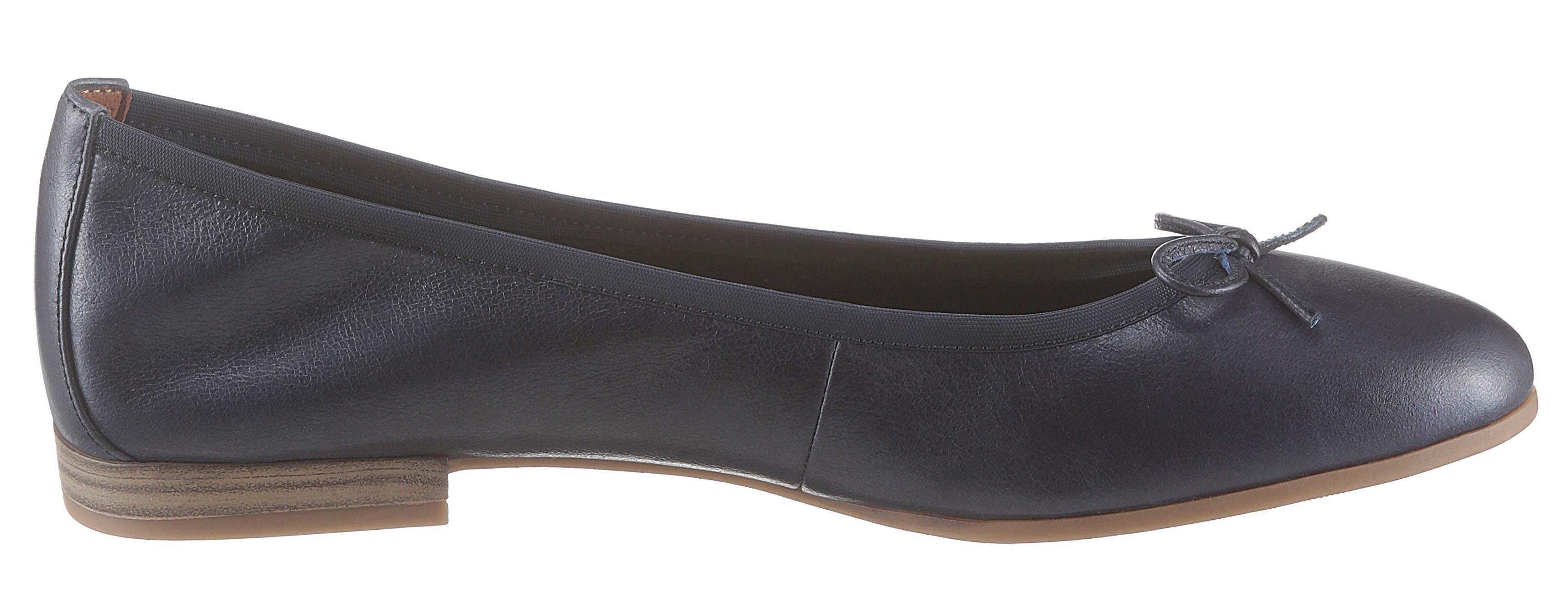 Tamaris Ballerina's Flats, slipper, businessschoen met decoratieve strik