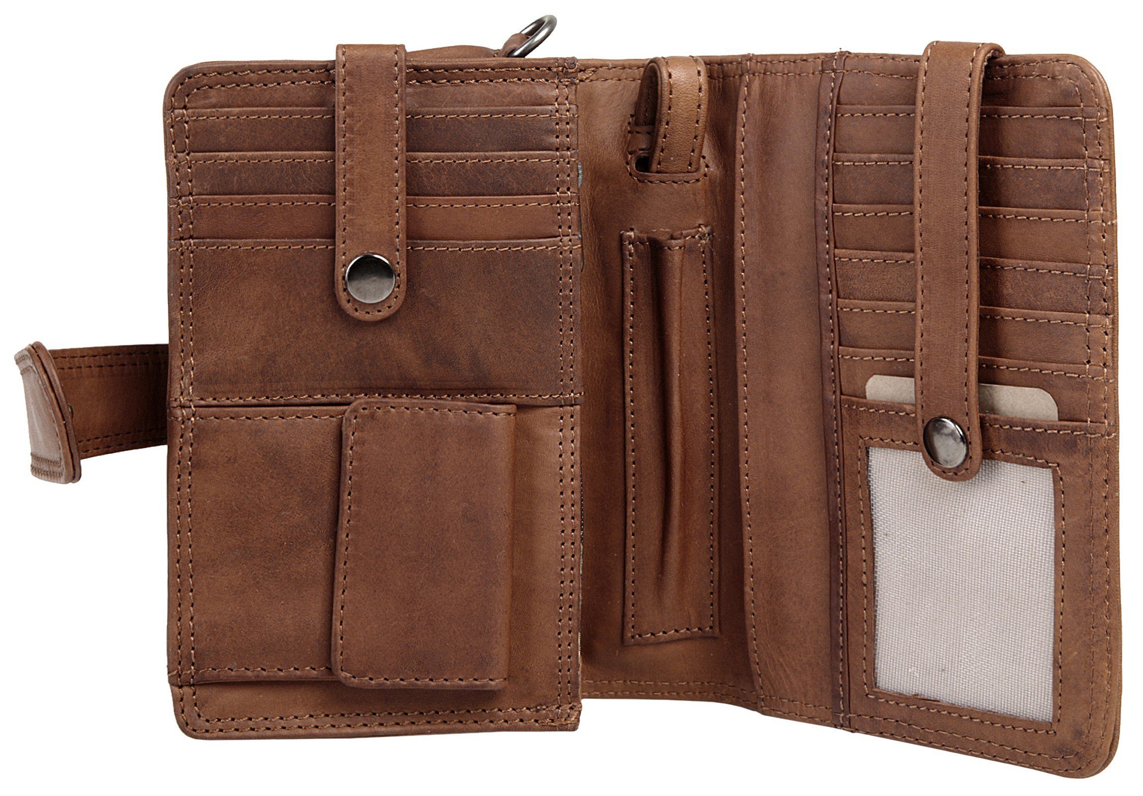 Cluty Schoudertas echt leder