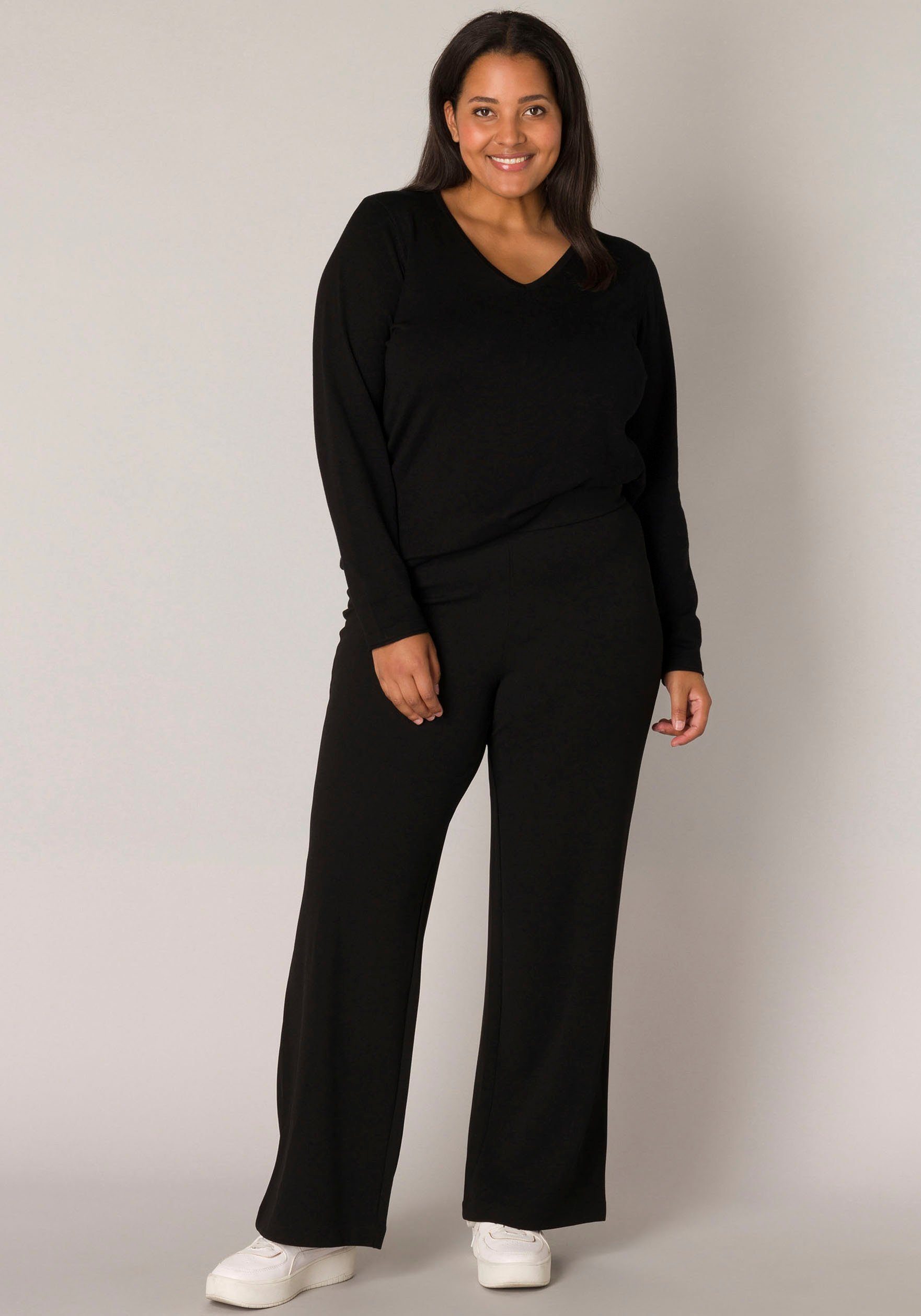 Base Level Curvy Tregging Arah met elastische taille