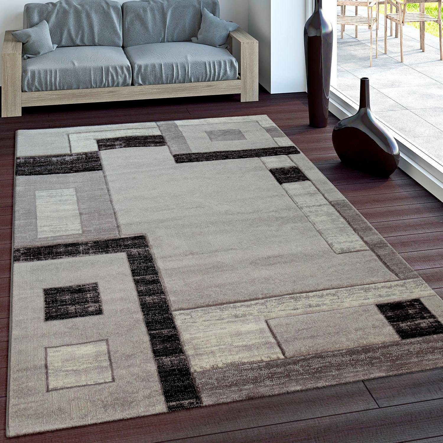 Paco Home Vloerkleed Florence modern 3d-design, ideaal in de woonkamer & slaapkamer