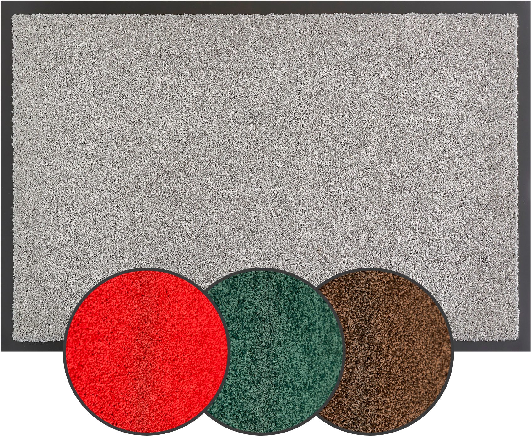 my home Mat Emil, Made in Netherlands Vuilafstotende mat, effen kleuren, antislip, onderhoudsvriendelijk