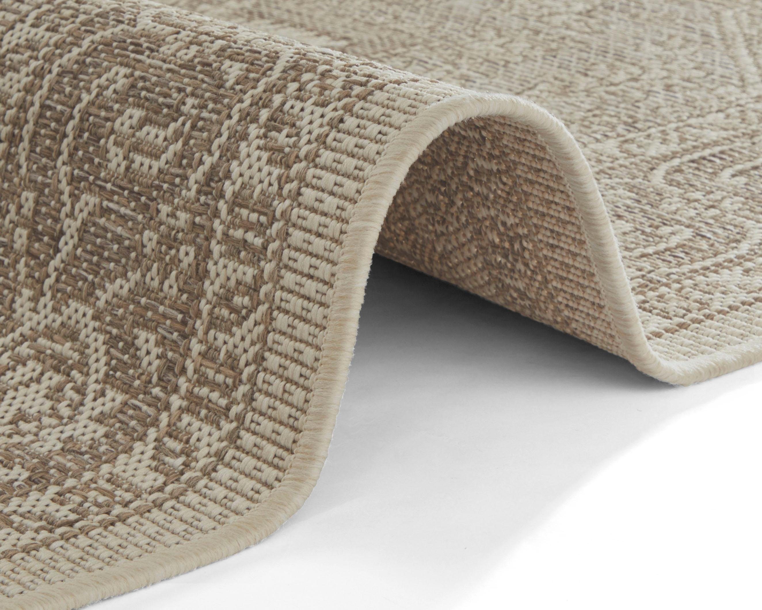 NORTHRUGS Vloerkleed Anjara Geschikt voor binnen en buiten, slijtvast en gemakkelijk in onderhoud, platweefsel