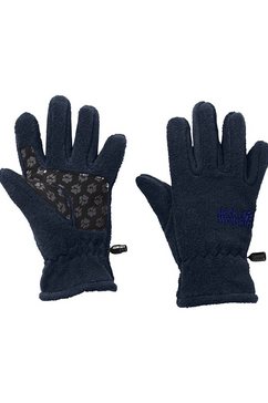 jack wolfskin fleece-handschoenen fleece glove kids blauw