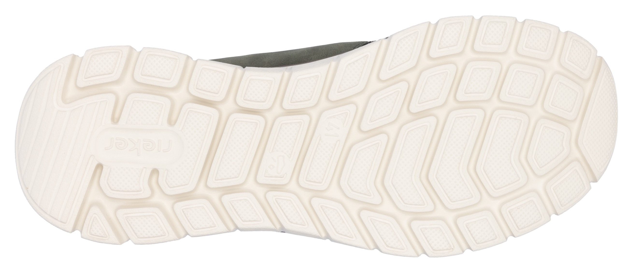 Rieker Slip-on sneakers , vrijetijdsschoen, lage schoen, instapschoen, gewatteerde hielafsluiting