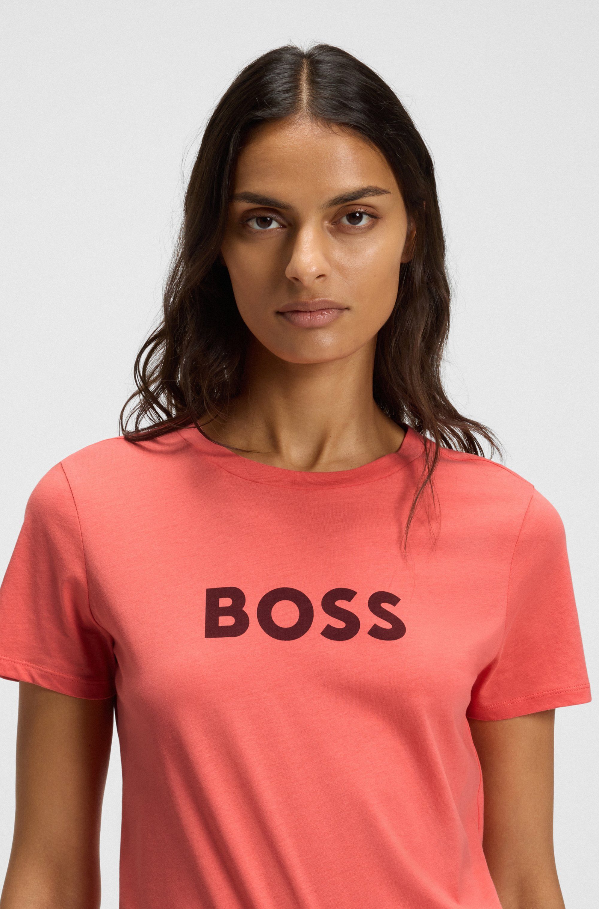 Boss Orange T-shirt Elogo Premium Damesmode