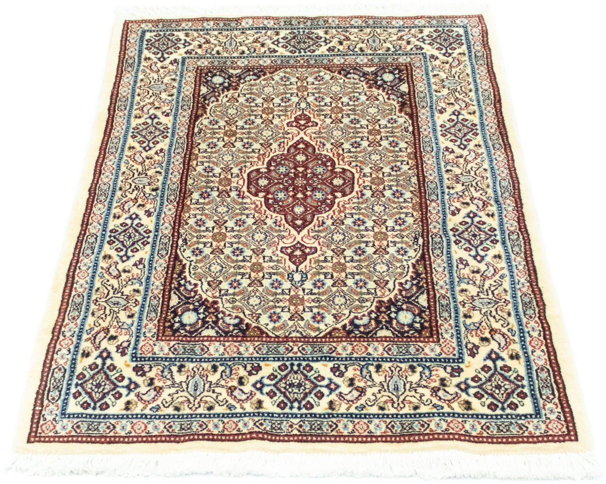 morgenland Vloerkleed Moud vloerkleed met de hand geknoopt blauw
