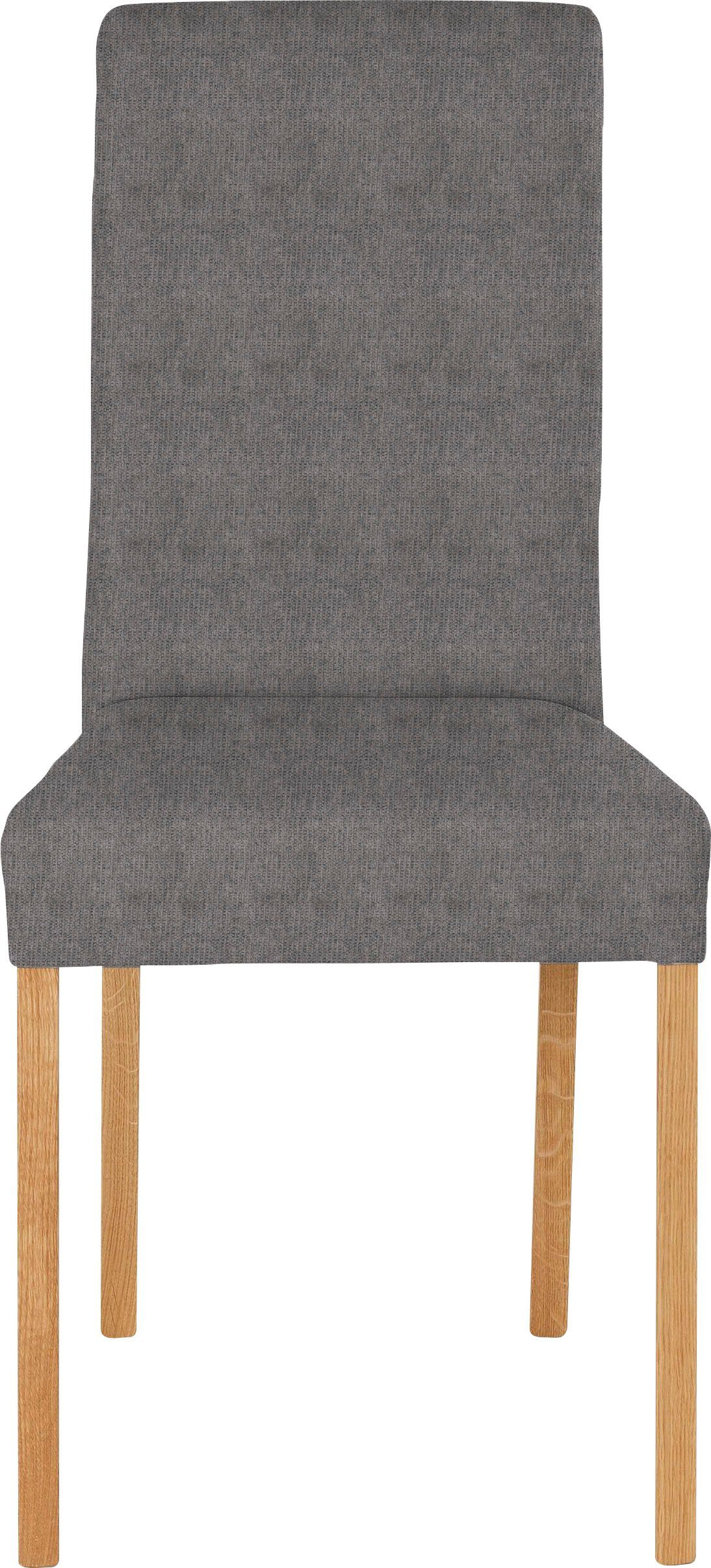 Home affaire Stoel met 4 poten Bologna Frame van massief hout (set)