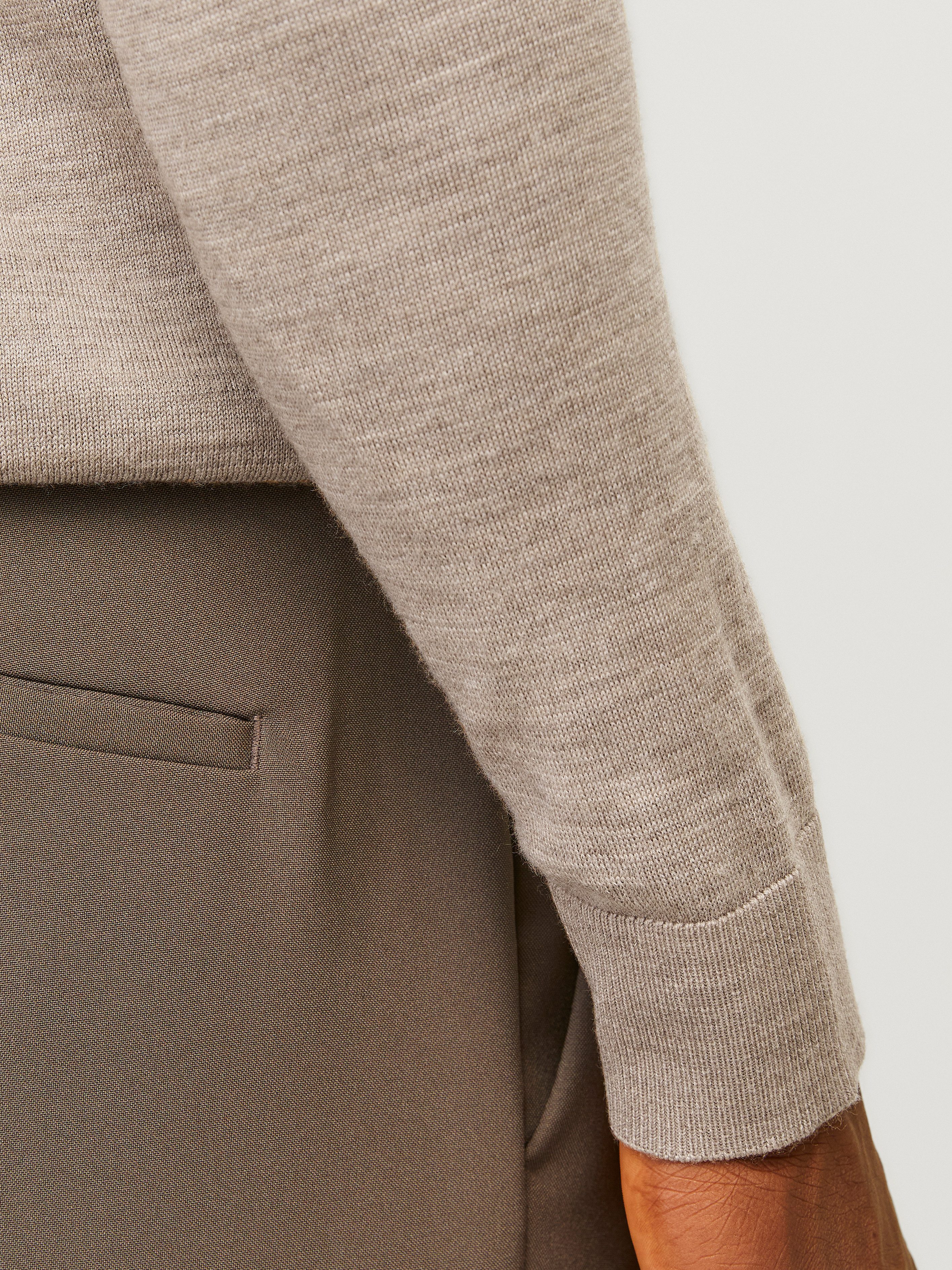 Jack & Jones Trui met ronde hals JPRBLAMARK MERINO KNIT CREW NECK LN