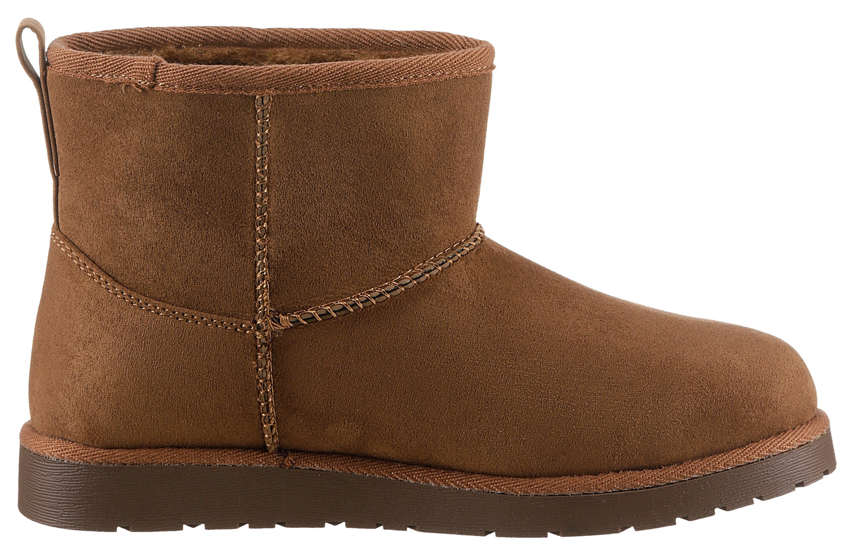 Levi's Kidswear Winterlaarzen LEVIS® NEW WAVE , winterlaarzen, instapschoen met typisch rood label