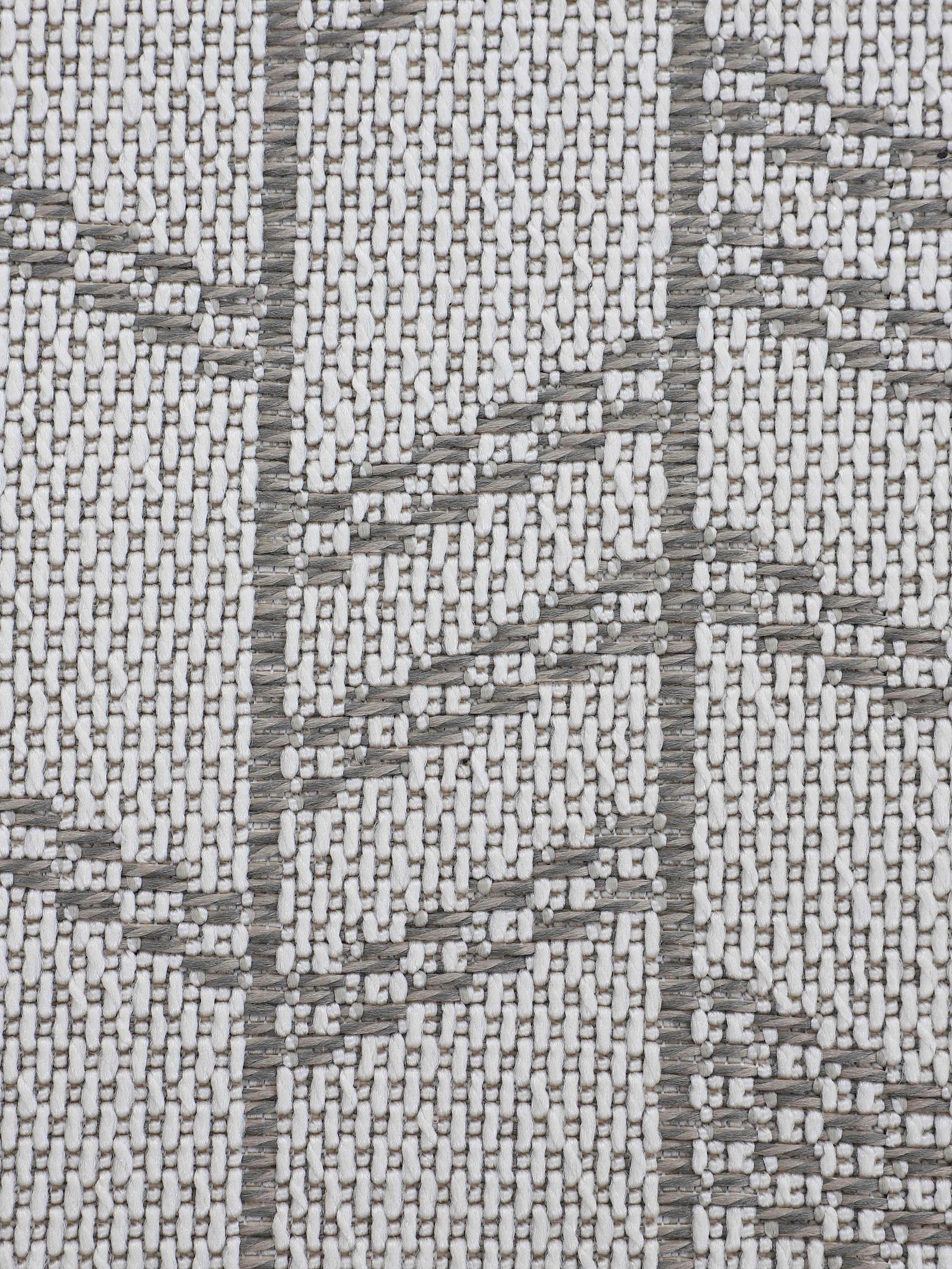 carpetfine Vloerkleed Boho 102 robust vlakweefsel, sisal-look, voor buitengebied