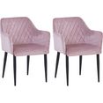 sit stoel sitchairs (set, 2 stuks) roze