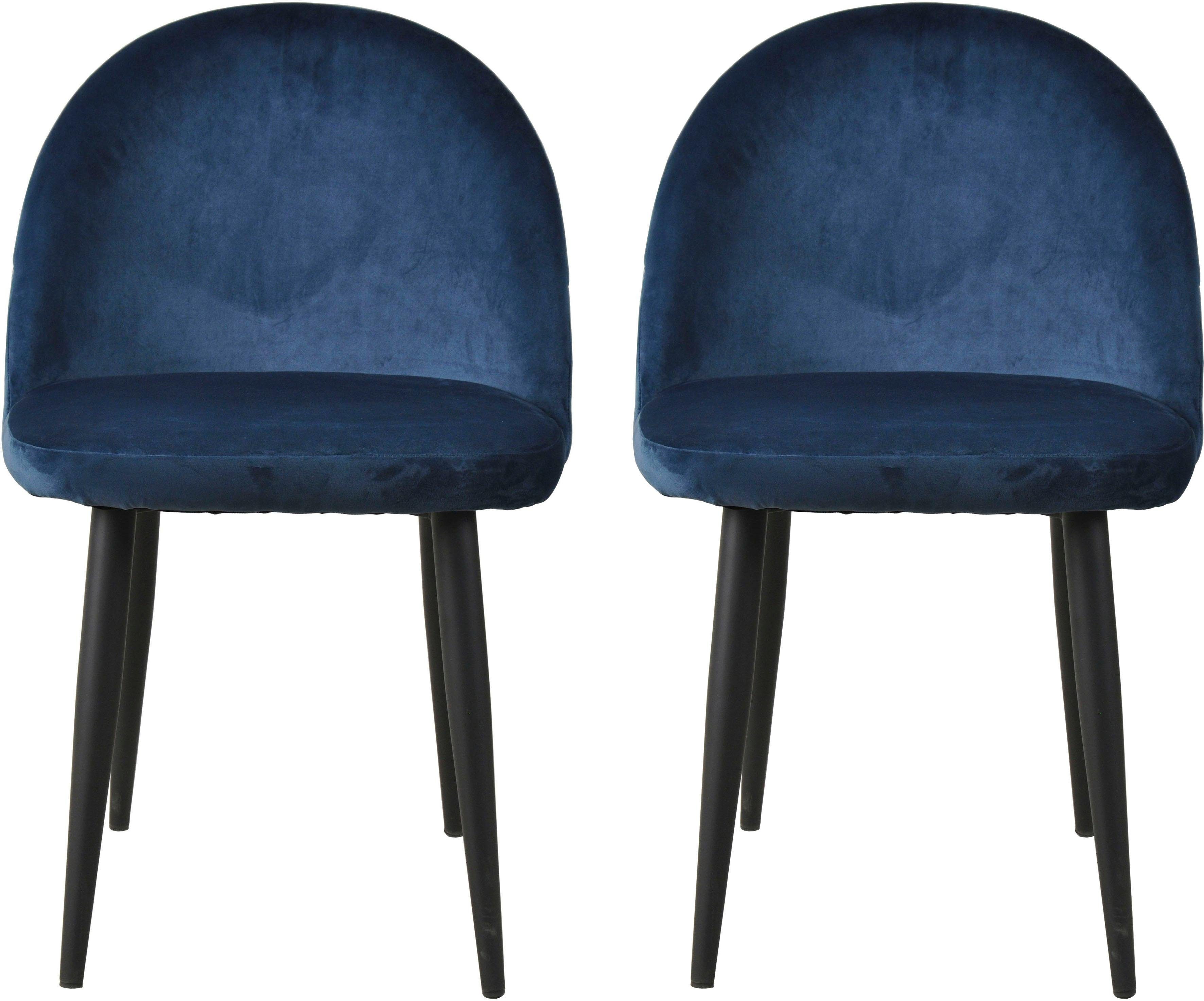 SIT Stoel Sit&Chairs met zacht fluweel (set, 2 stuks)