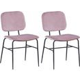sit stoel sitchairs (set, 2 stuks) roze
