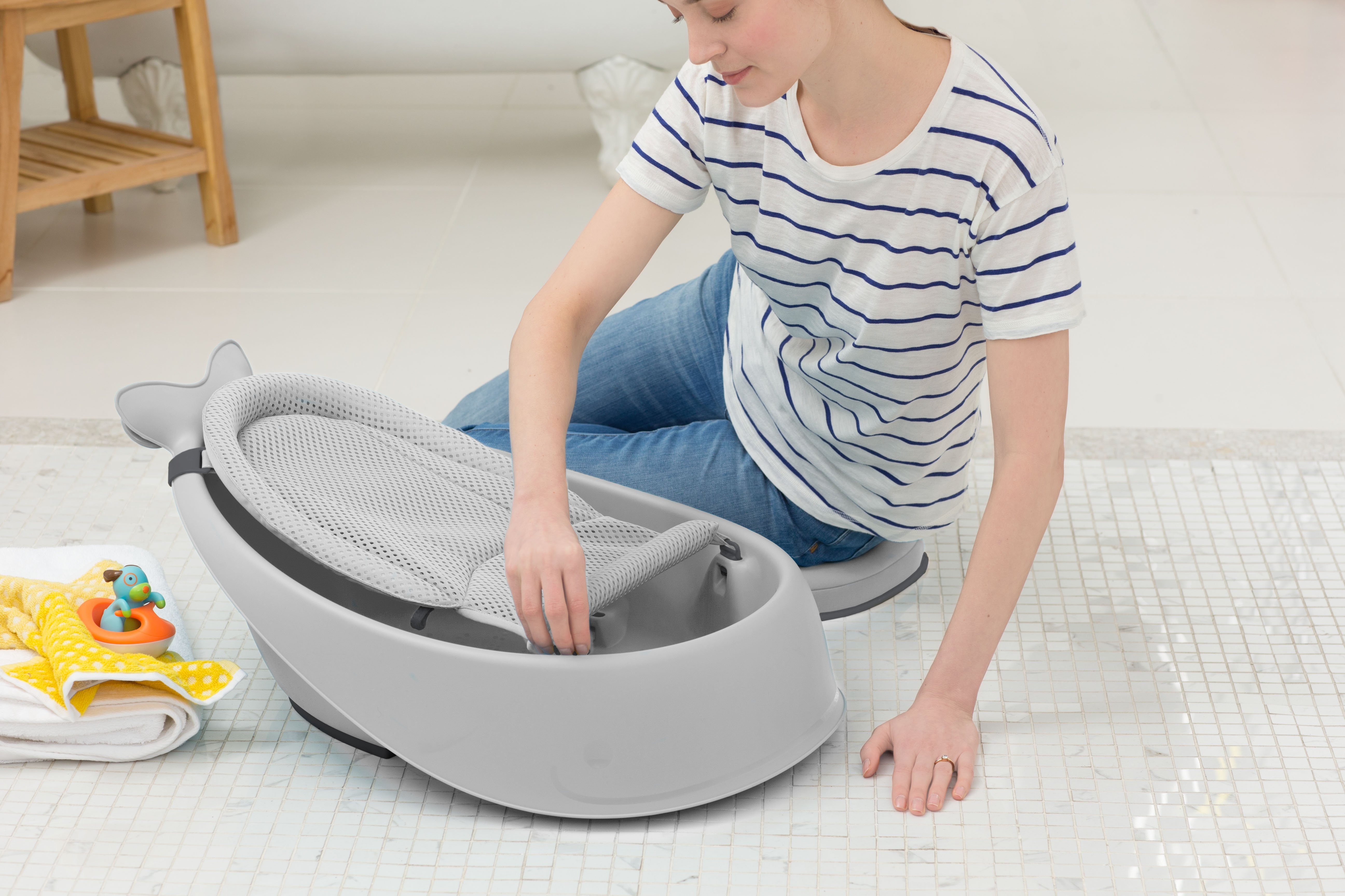 Skip Hop Babybadje Moby, grijs
