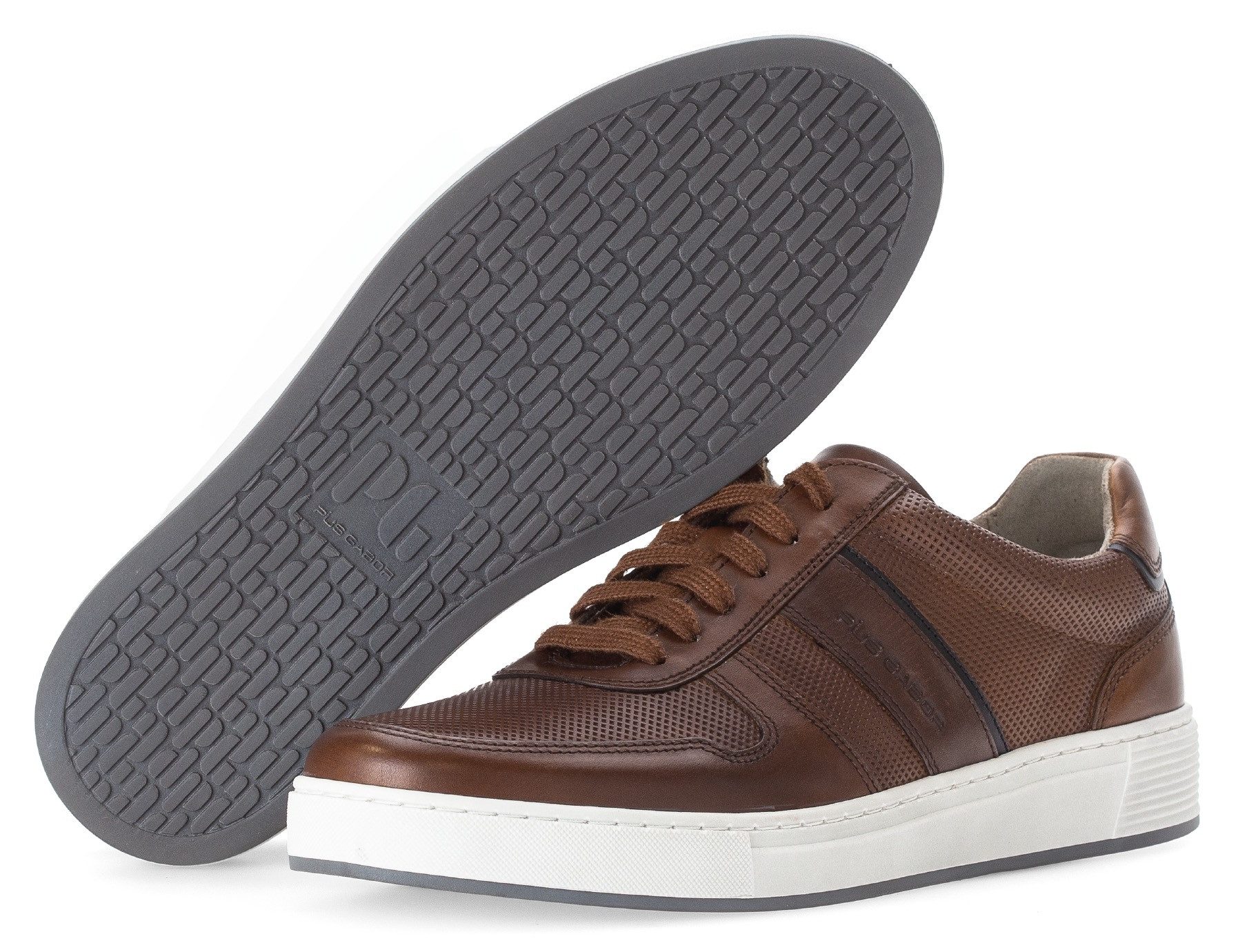 Pius Gabor Sneakers , vrijetijdsschoen, lage schoen, veterschoen met contrastafwerking, breedte g