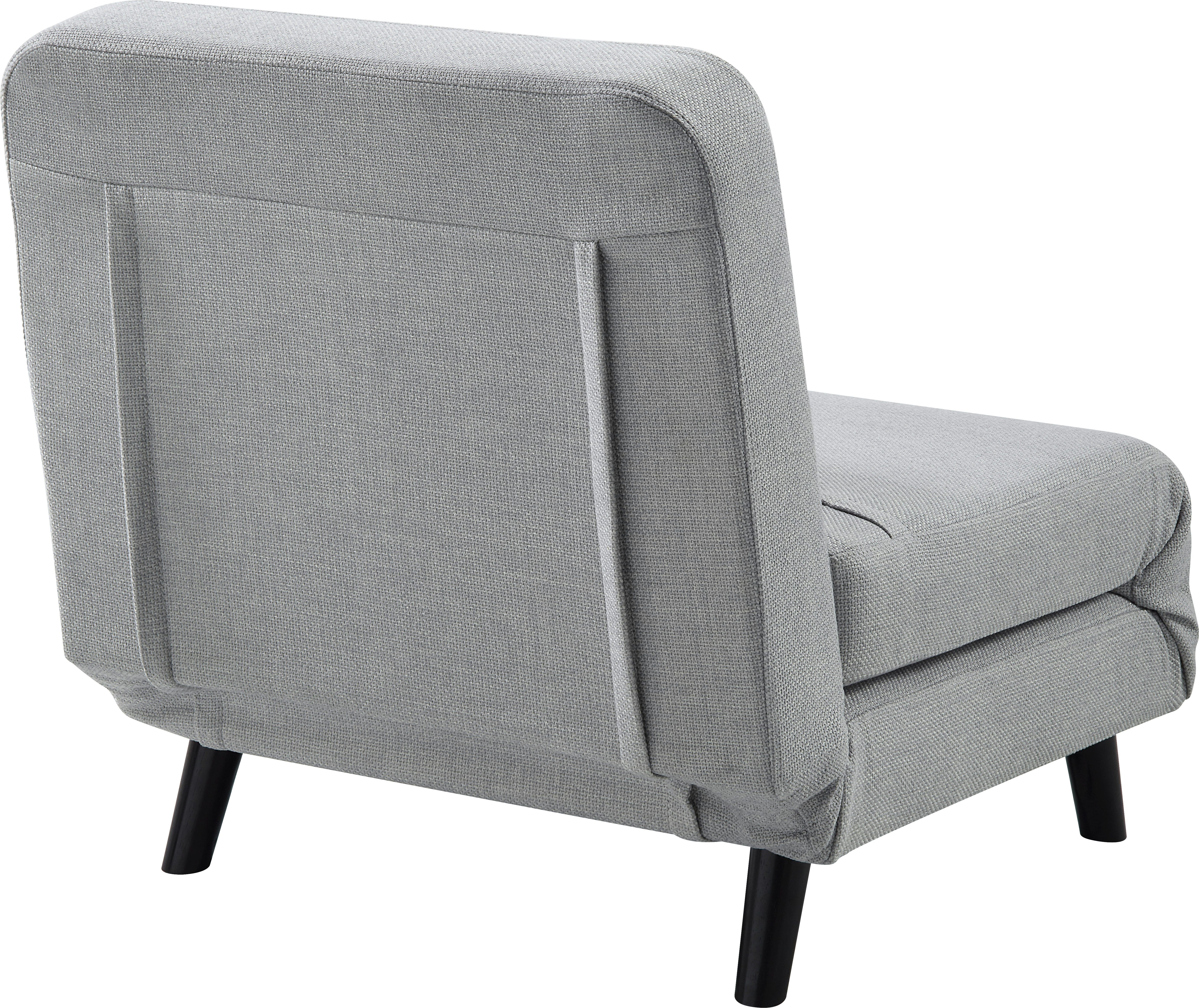 ATLANTIC home collection Fauteuil Robby incl. bedfunctie, meerdere verstelbaar, structuurstof