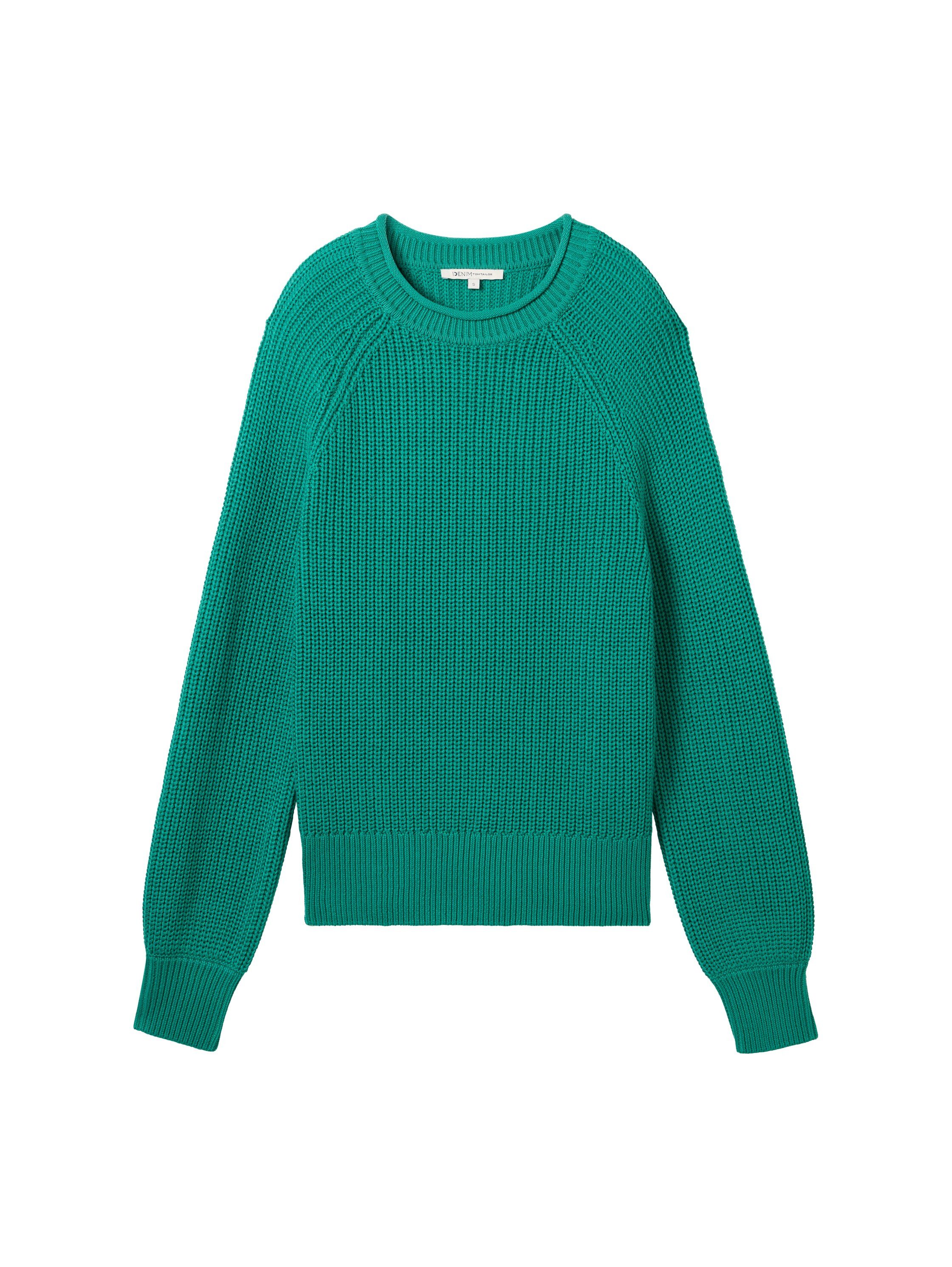 Tom Tailor Denim Gebreide trui met breistructuur