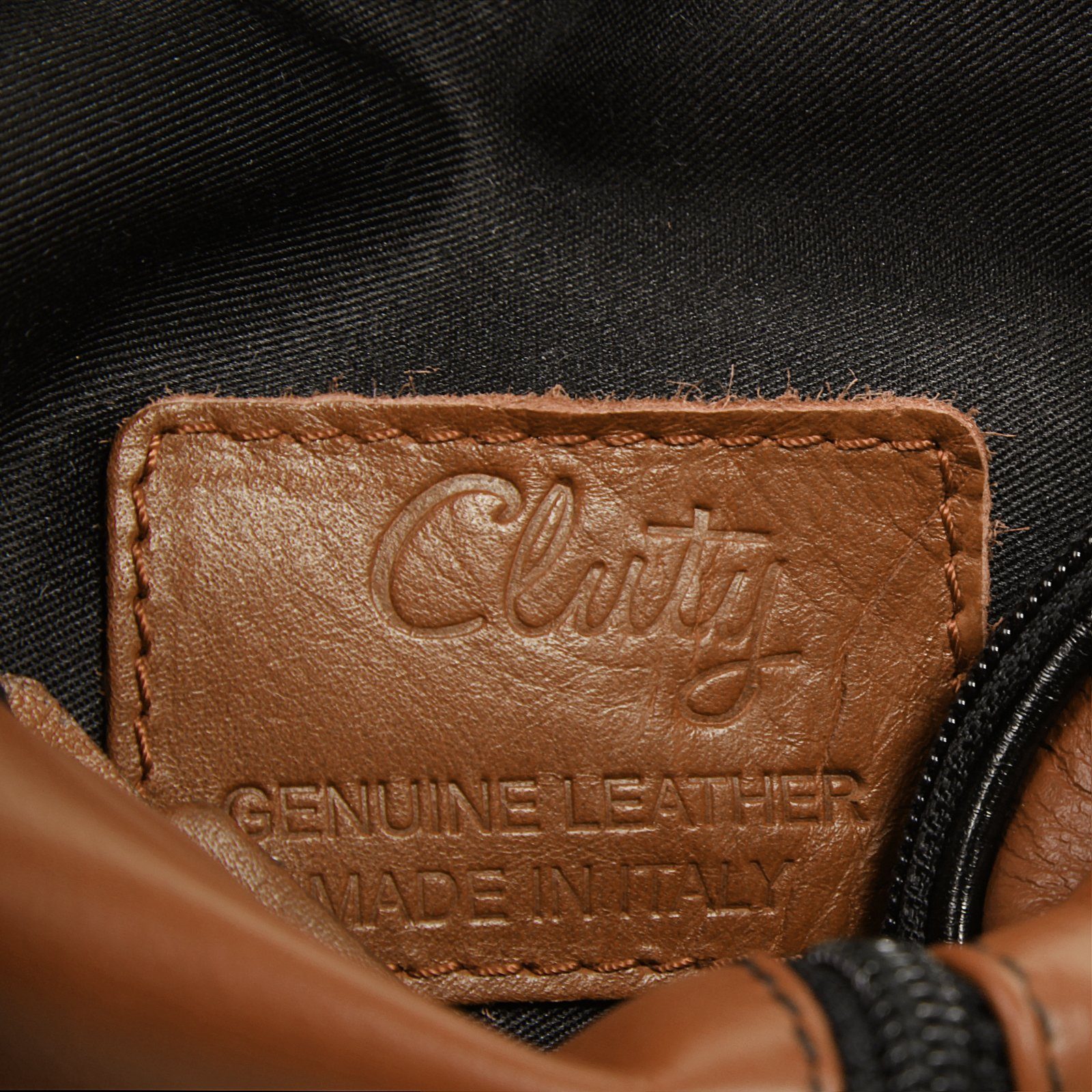 Cluty Schoudertas echt leer, made in italy
