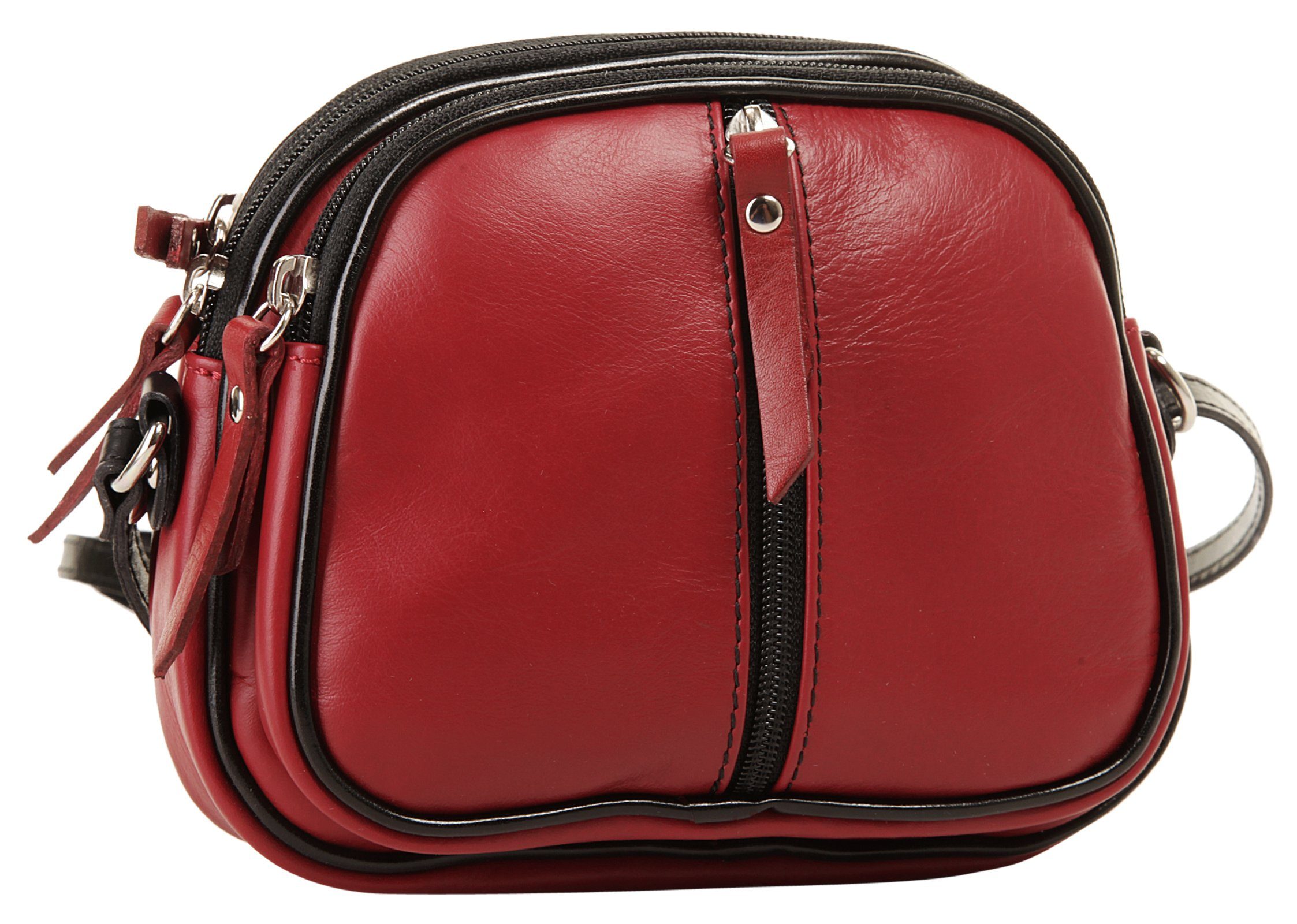 Cluty Schoudertas echt leer, made in italy