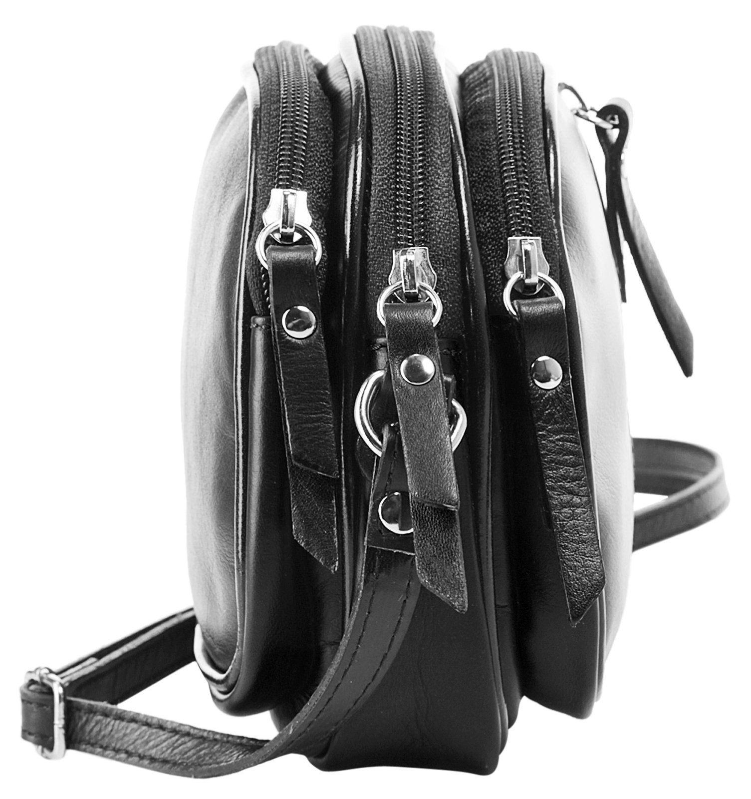 Cluty Schoudertas echt leer, made in italy