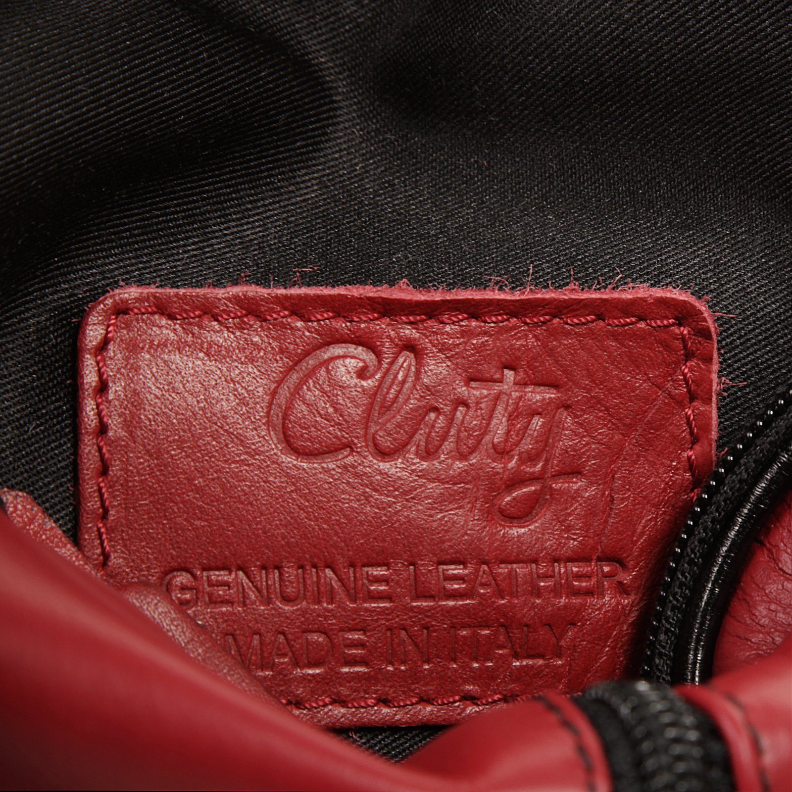 Cluty Schoudertas echt leer, made in italy