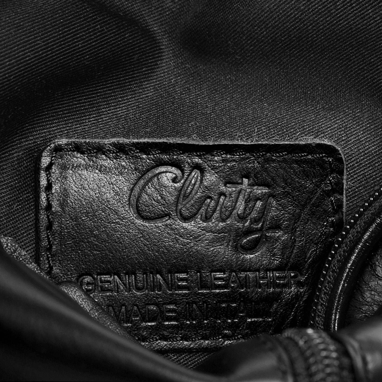 Cluty Schoudertas echt leer, made in italy