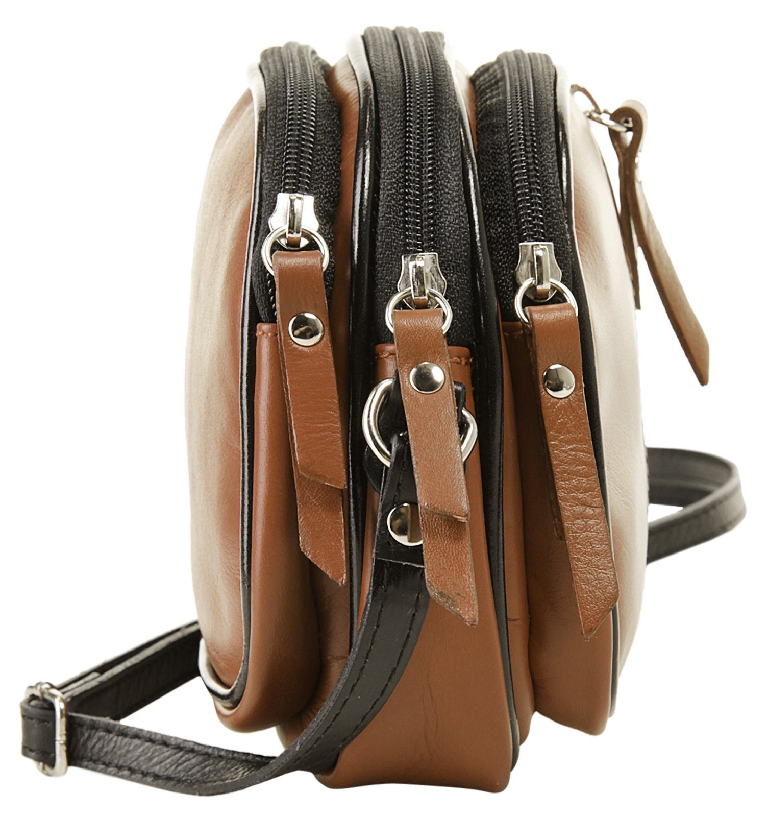 Cluty Schoudertas echt leer, made in italy