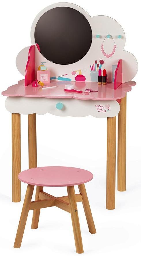 Janod Make-uptafel P'Tite Miss met hocker en accessoires
