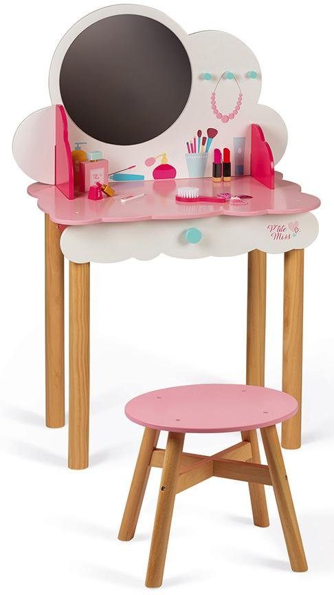 Janod Make-uptafel P'Tite Miss met hocker en accessoires