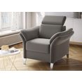 sitmore fauteuil inclusief verstelbaar hoofdeind grijs